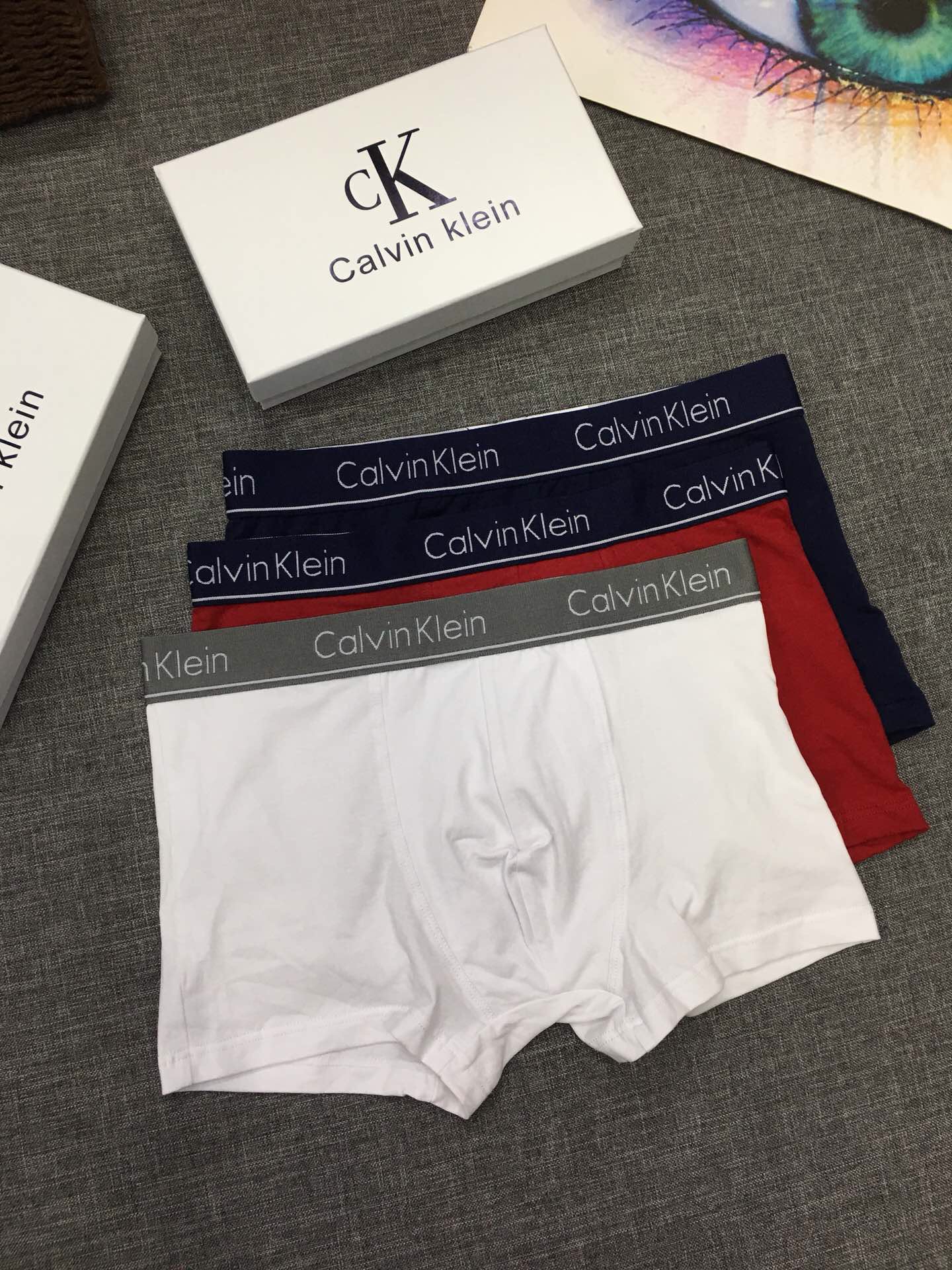 Calvin Klein 3-Pack Boxer Briefs Multicolor