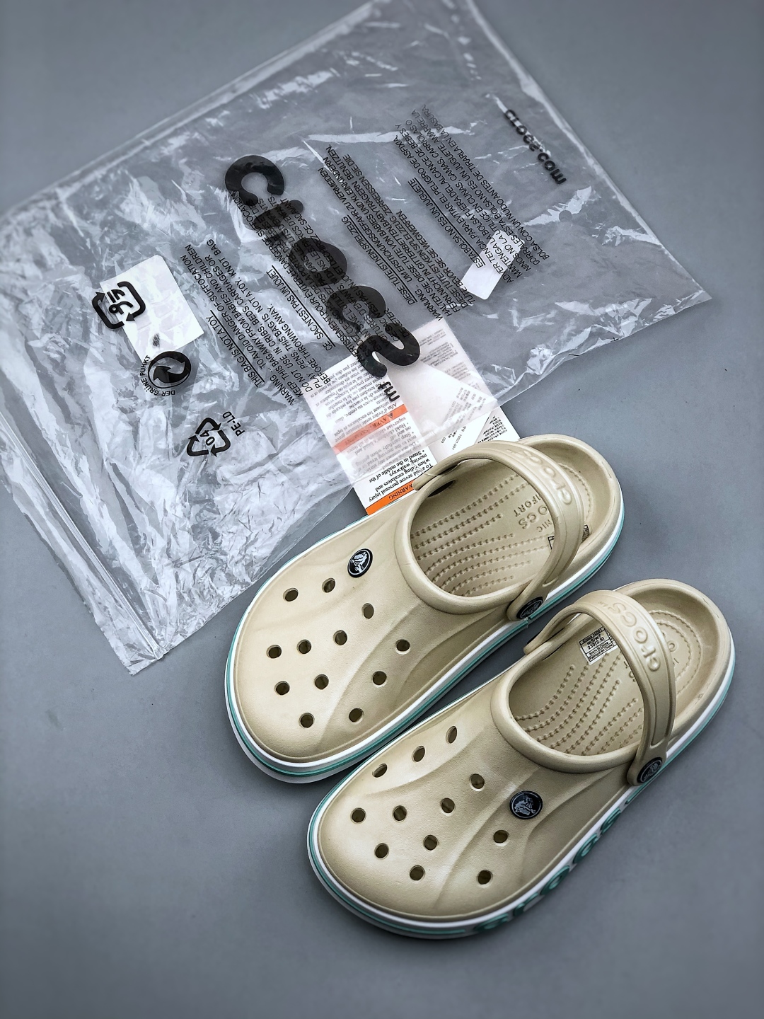 Crocs Classic Platform Clog Sandals Beige