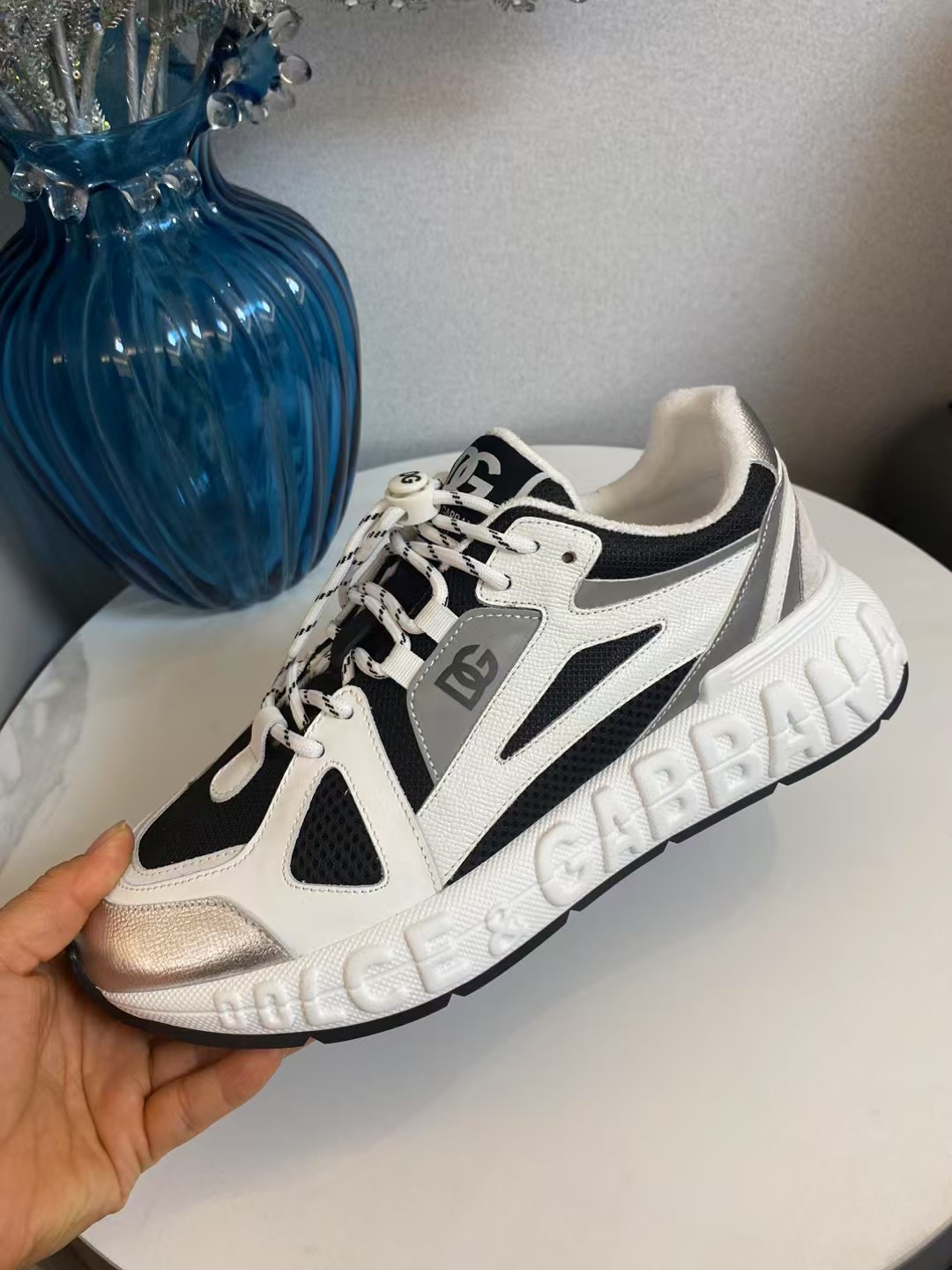 Dolce & Gabbana Mesh Sneakers Multi-Color