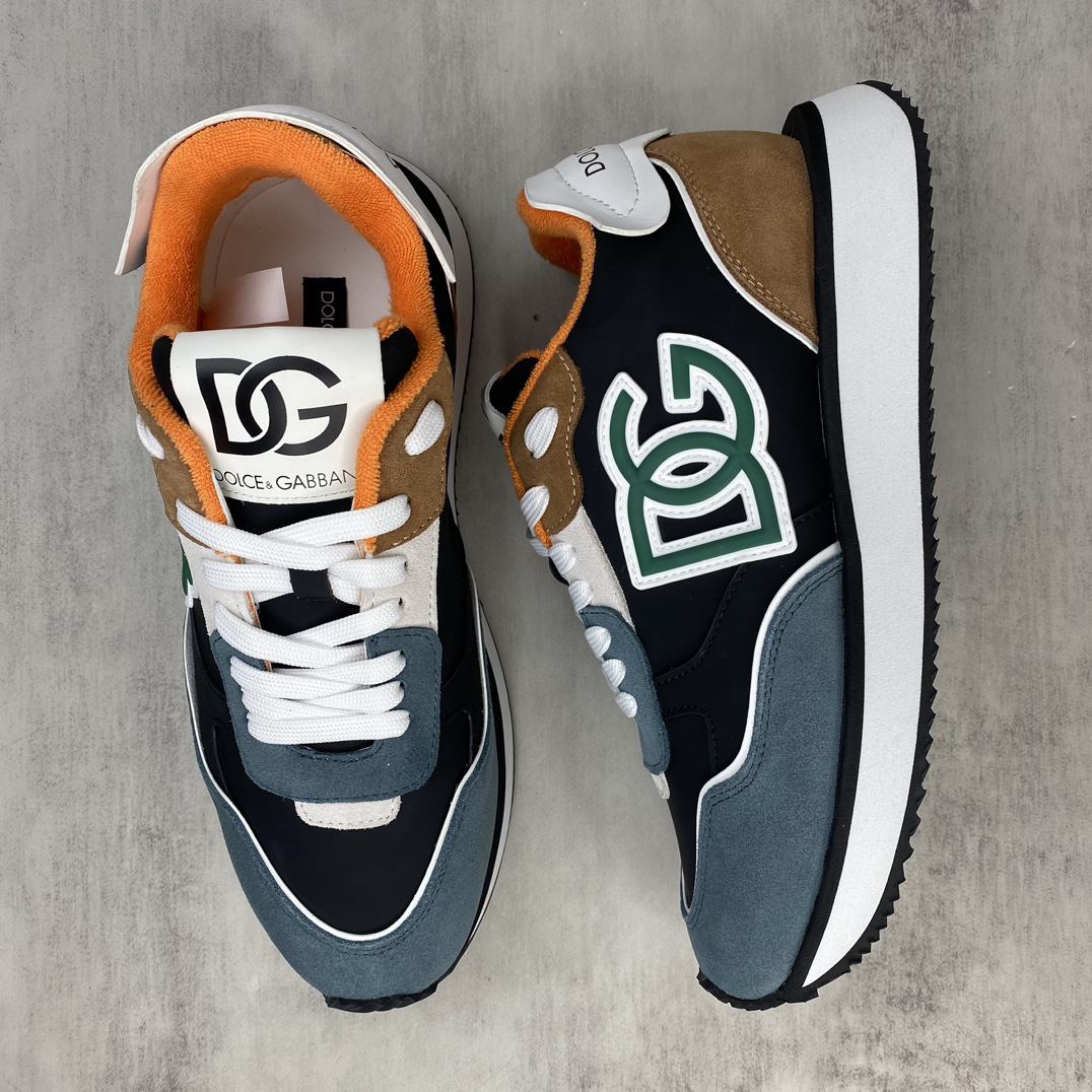 Dolce & Gabbana DG Logo Dad Sneakers Multicolor