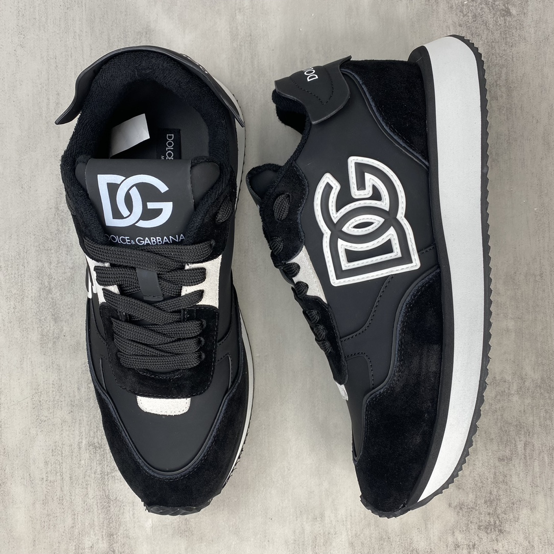 Dolce & Gabbana DG Logo Dad Sneakers Black/White