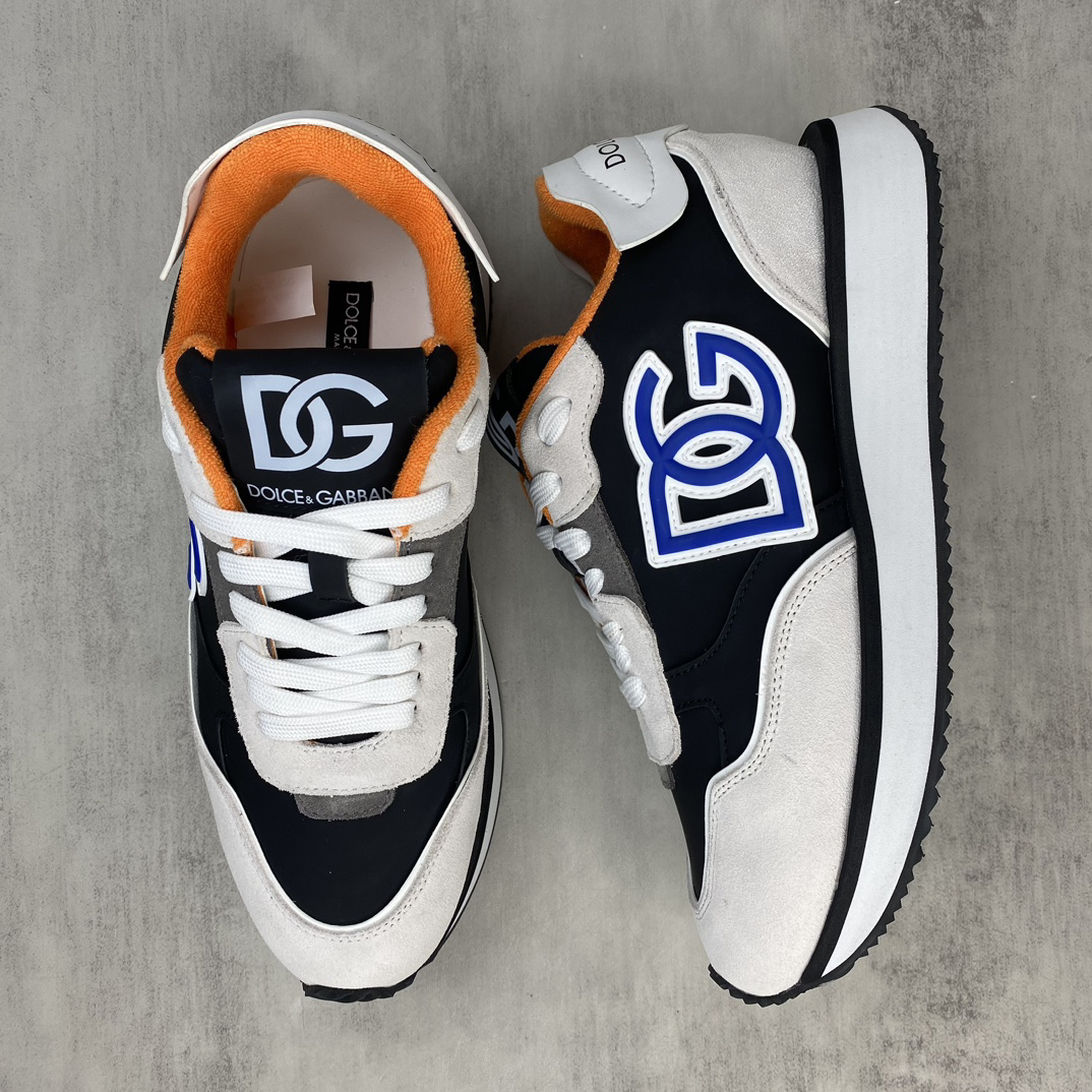 Dolce & Gabbana DG Daymaster Sneakers Black/White/Orange