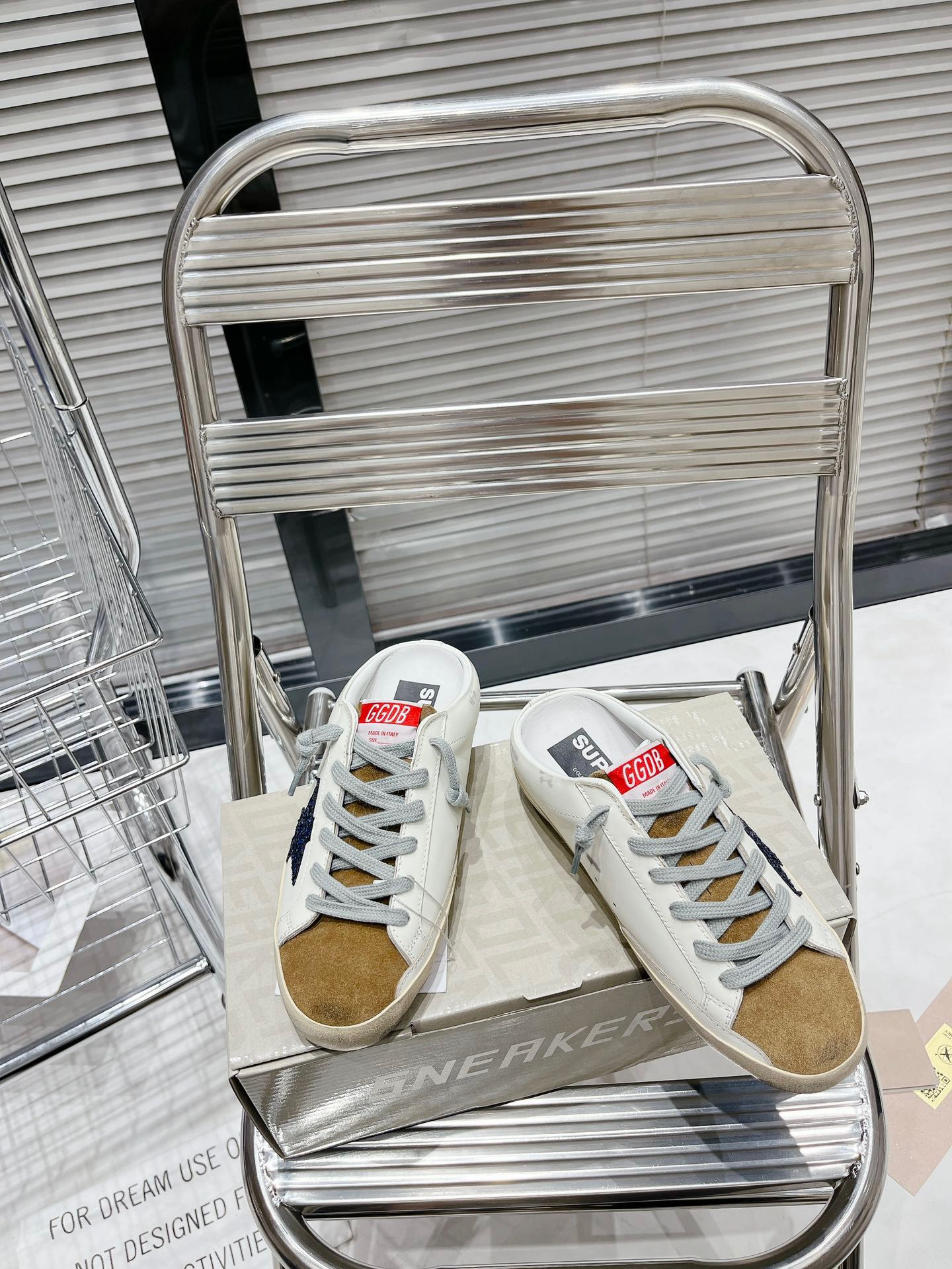 Golden Goose Superstar Sabot Sneakers White