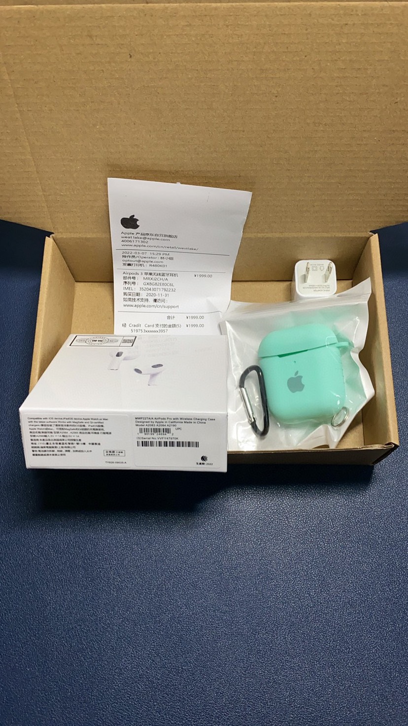 Apple AirPods 3 Wireless Earbuds White