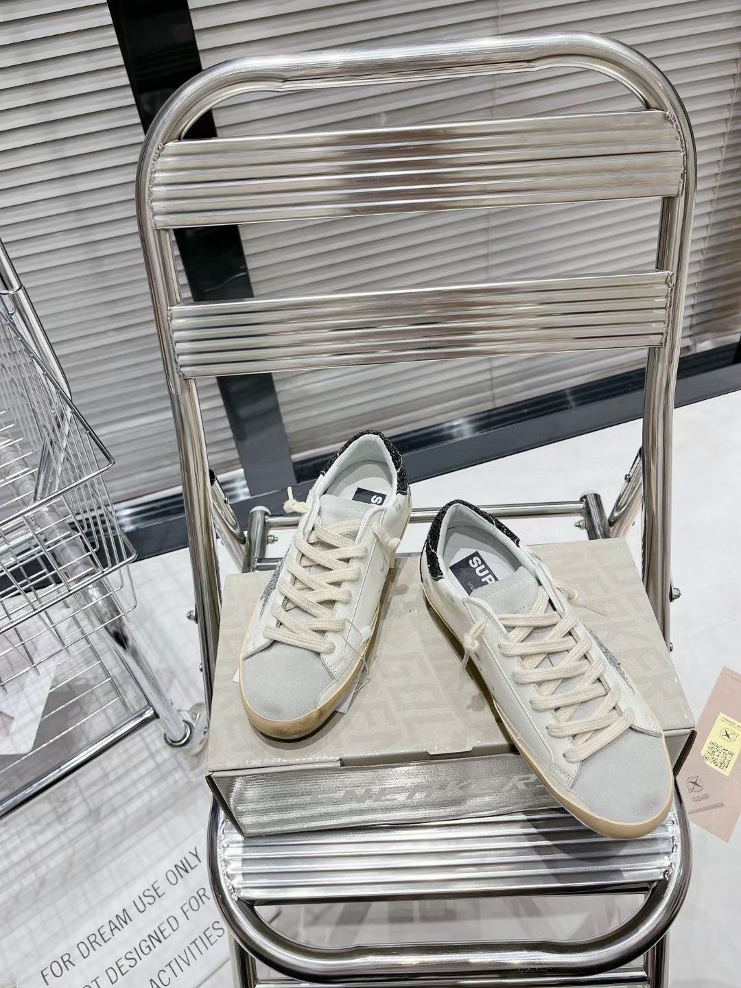 Golden Goose Superstar Sneakers Black/Silver/White