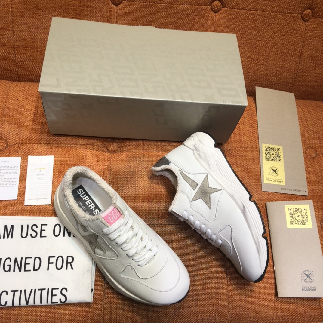 Golden Goose GGDB Running Lift Sneakers White