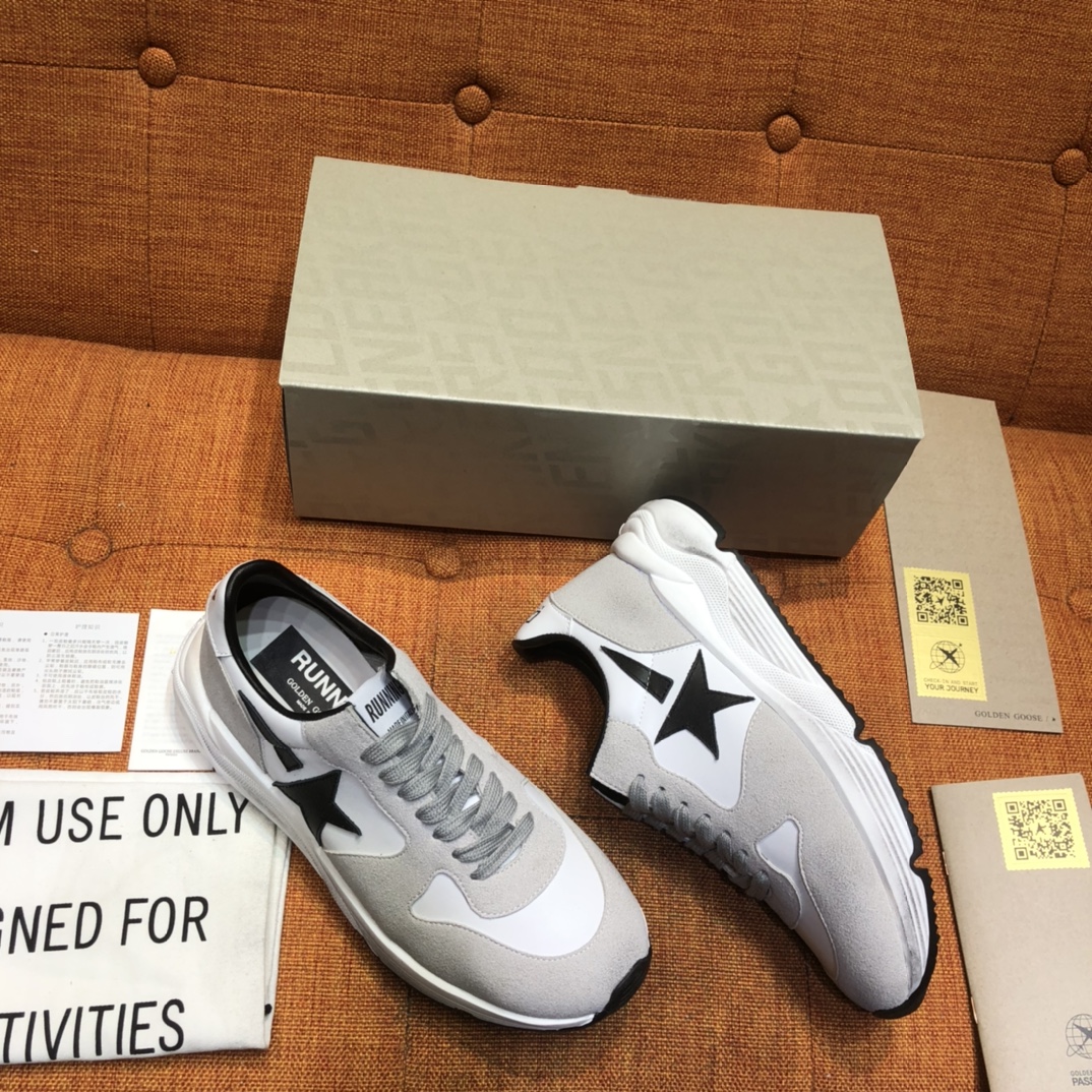 Golden Goose Running Sneakers White/Grey