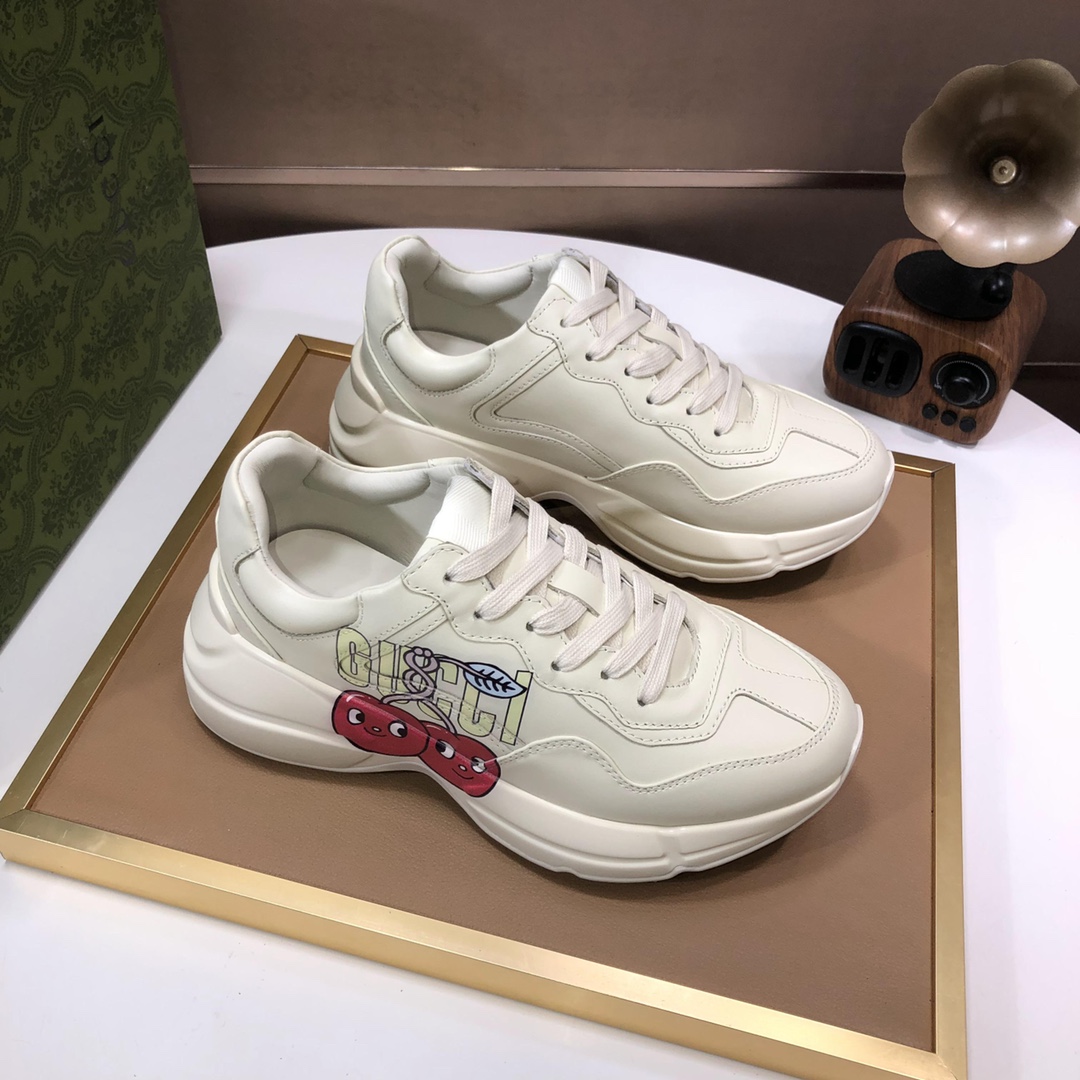 Gucci Cherry Dad Sneakers White