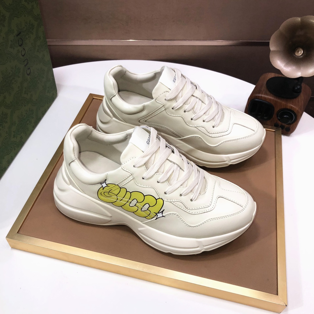 Gucci Rhyton Dad Sneakers Cream