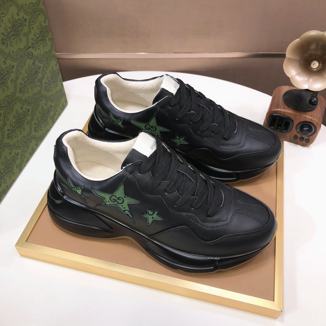Gucci Chunky Dad Sneakers Black/Green