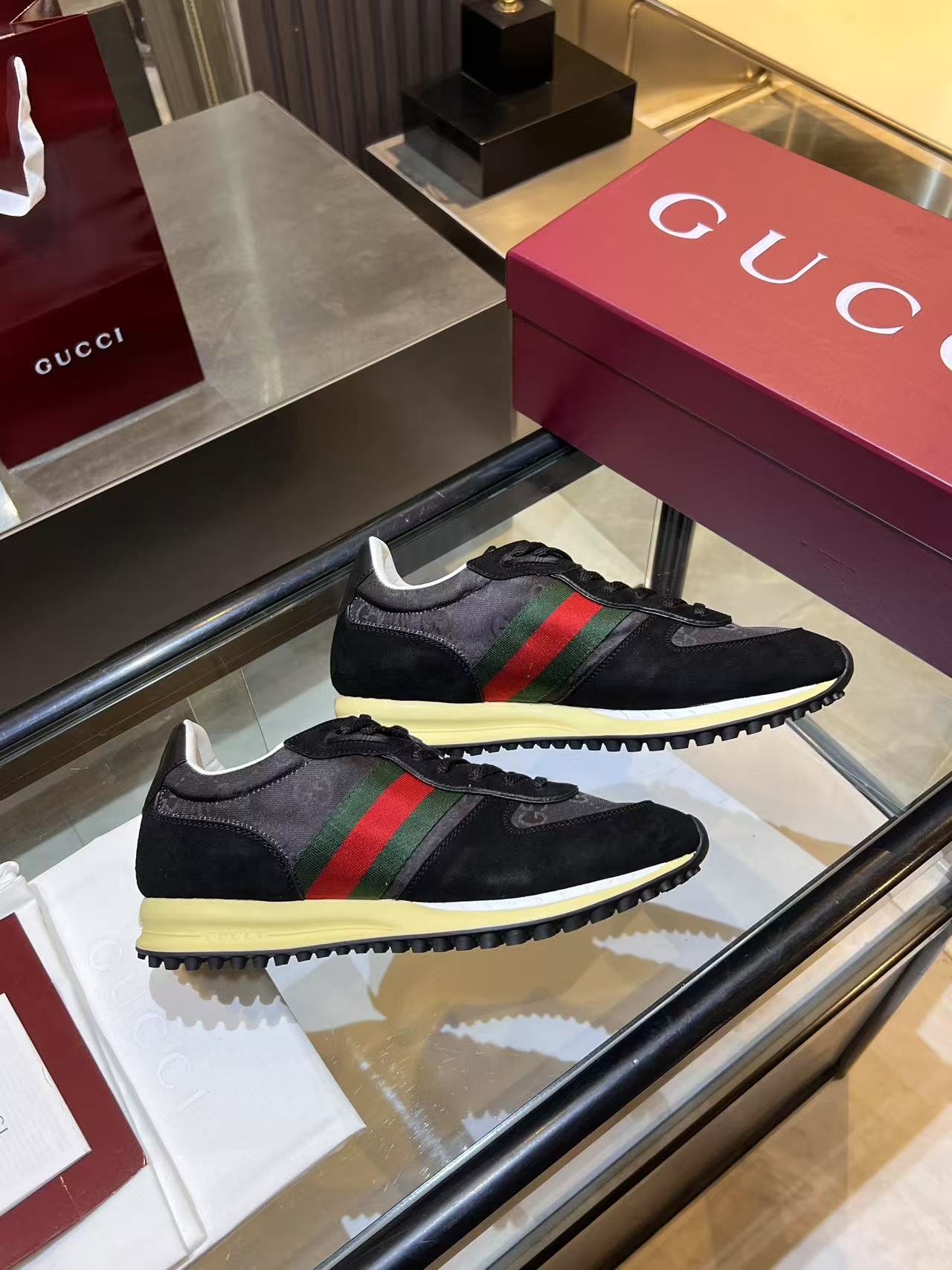 Gucci Re-Motion Platform Sneakers Black