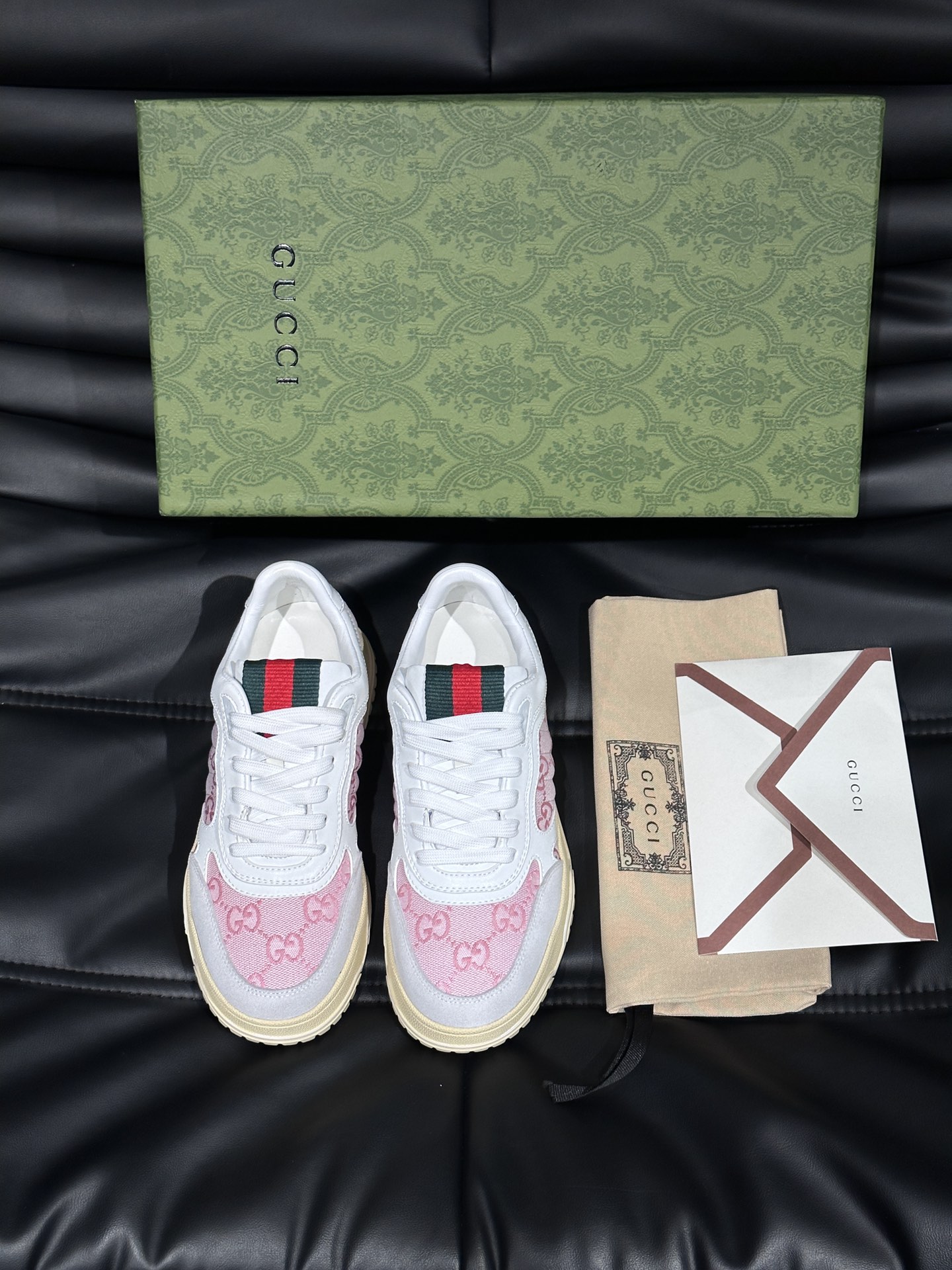 Gucci Re-Web GG Sneakers Pink