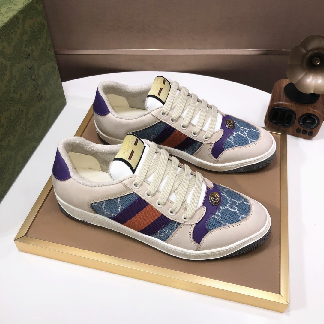 Gucci GG Canvas Low-Top Sneakers Multicolor