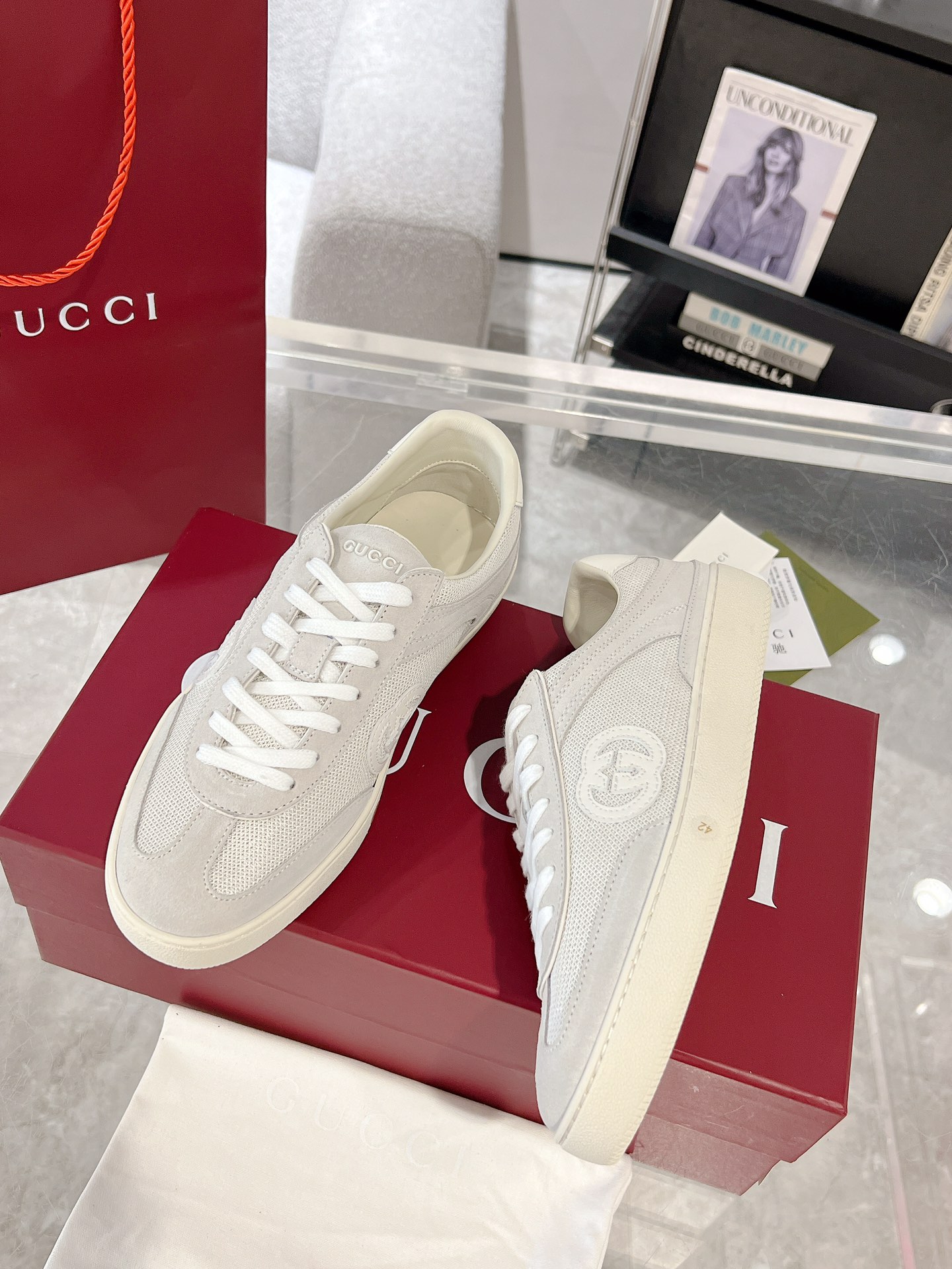 Gucci GG Low-Top Sneakers White