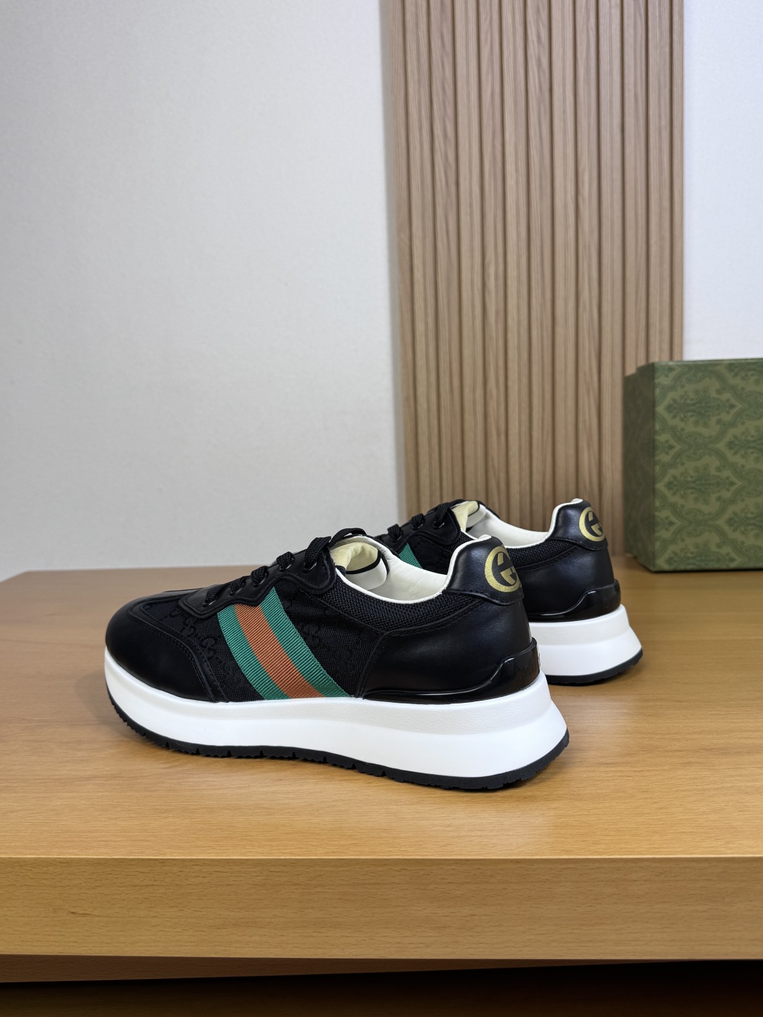 Gucci Web Stripe Sneaker Black