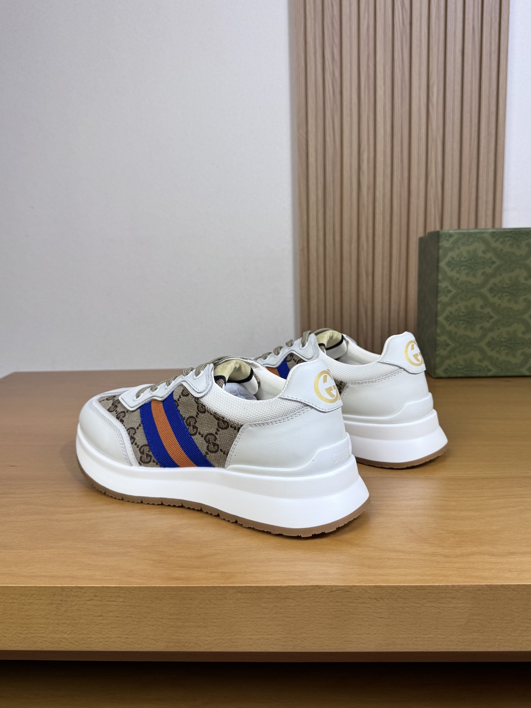 Gucci GG Canvas Runner Sneakers White