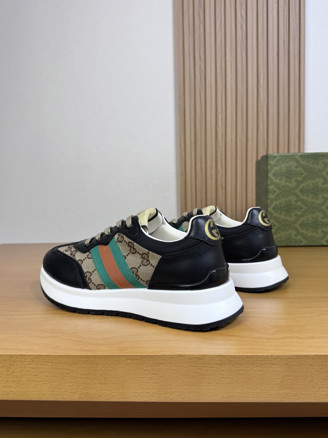 Gucci GG Web Stripe Runner Sneakers Multi
