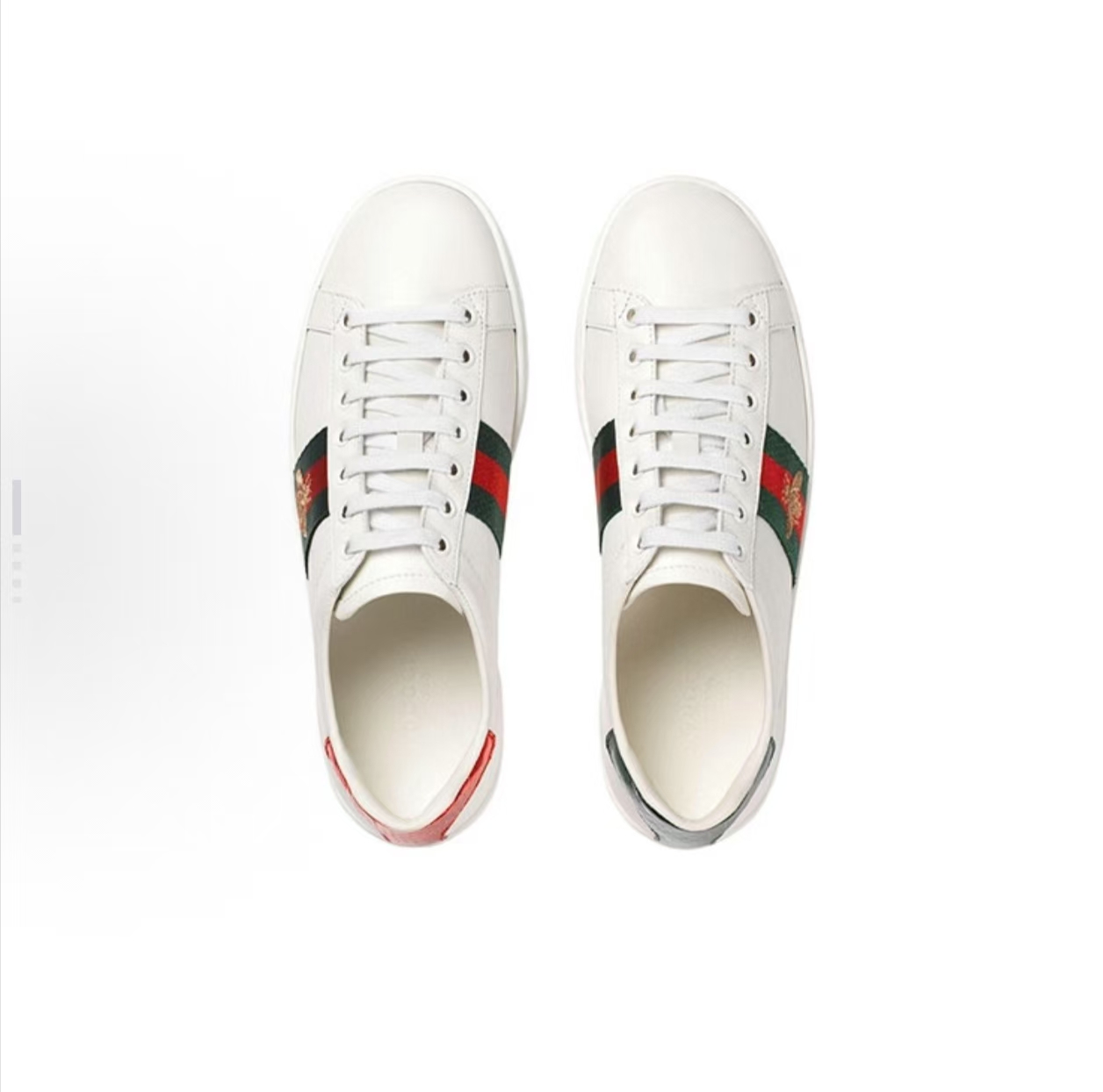 Gucci Ace Bee Low-Top Sneakers White