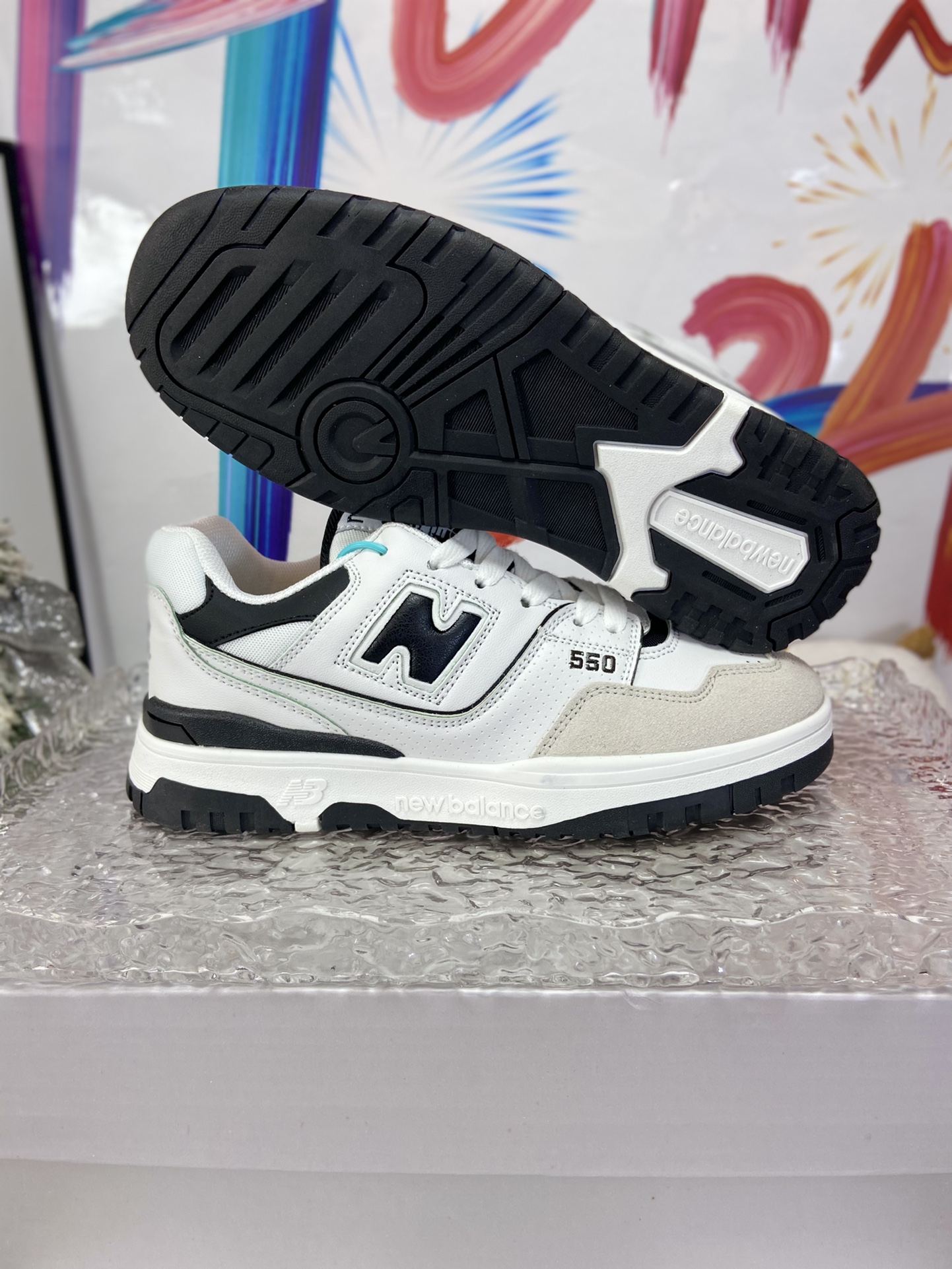 New Balance 550 Retro Sneakers White/Black