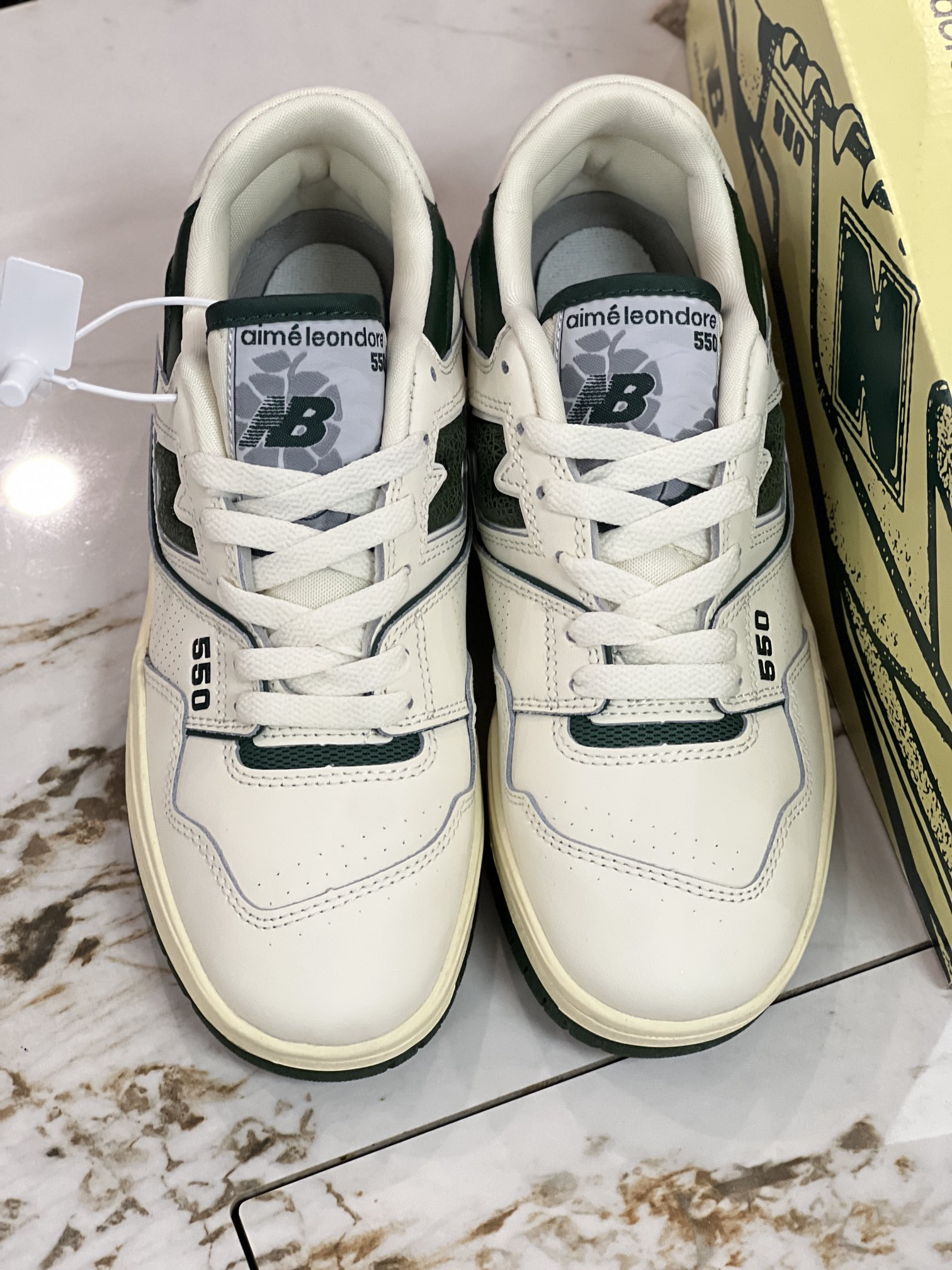 New Balance 550 ALD Low Sneakers White Green