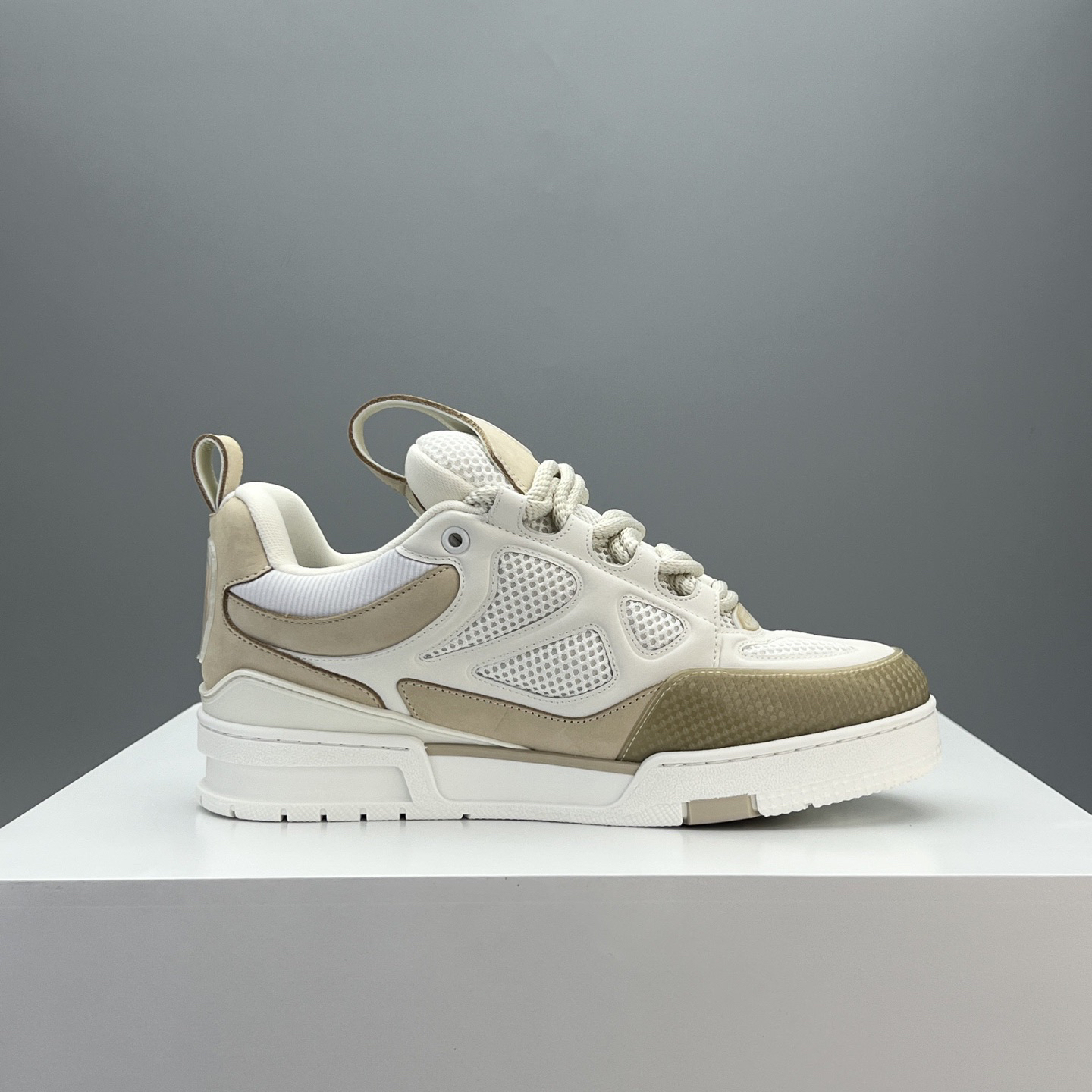 Louis Vuitton LV Trainer Sneaker Beige