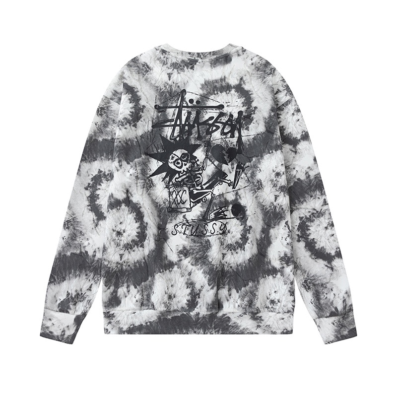 Stussy Skull Logo Crewneck Multi
