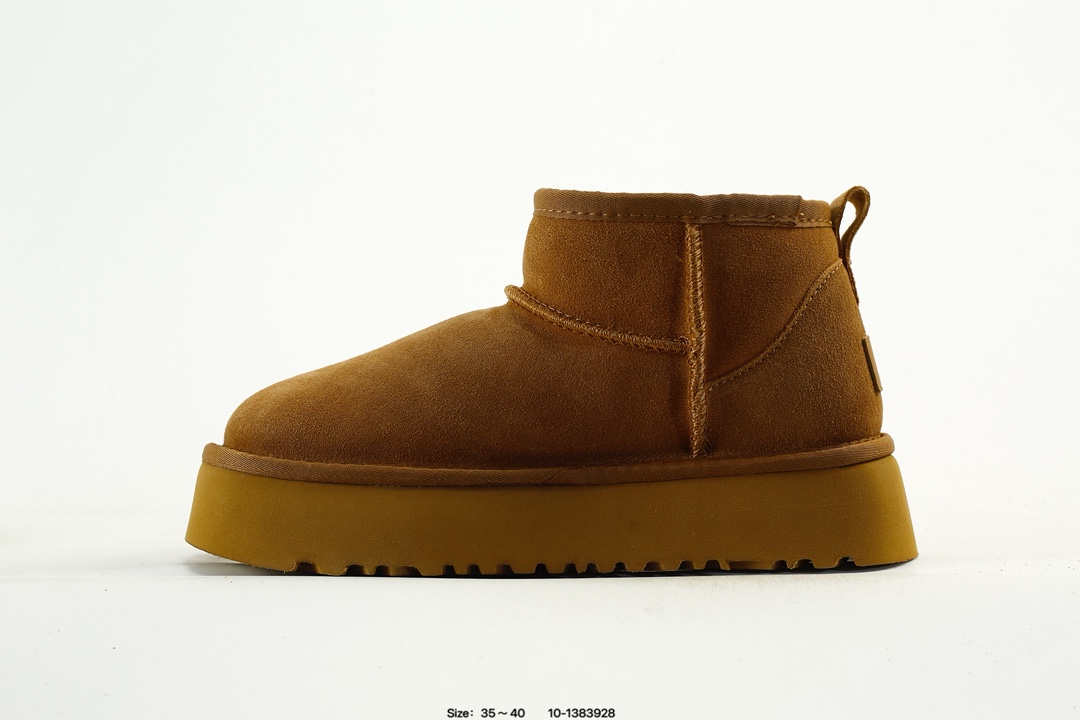 UGG Platform Mini Snow Boots Chestnut