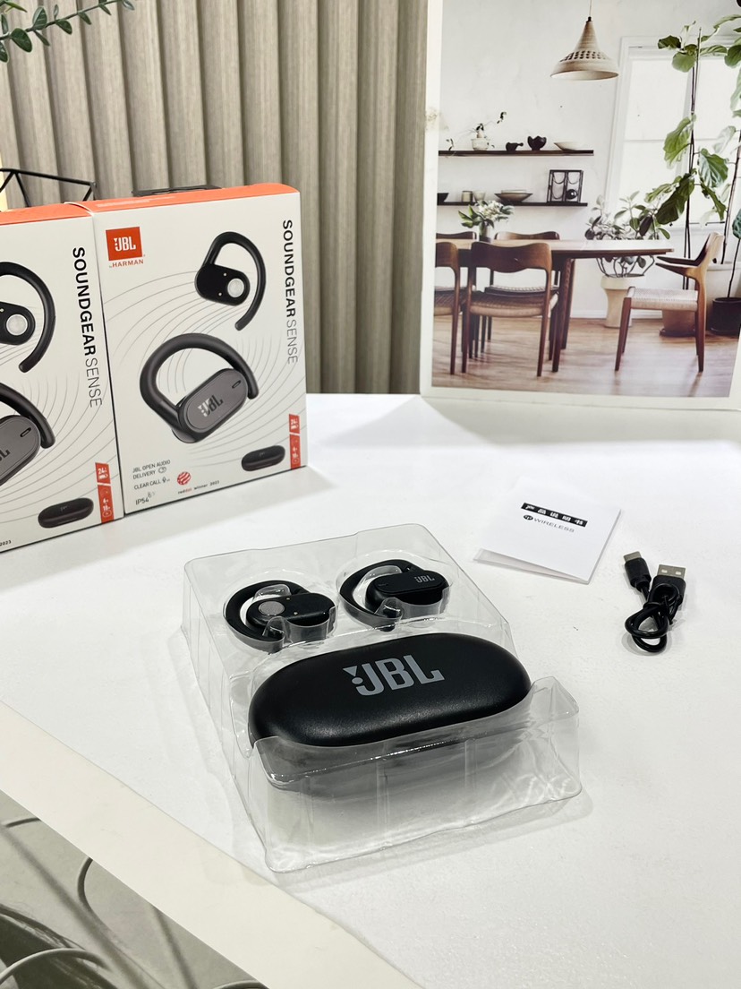 JBL Soundgear Sense Sport Earhook Earbuds Black