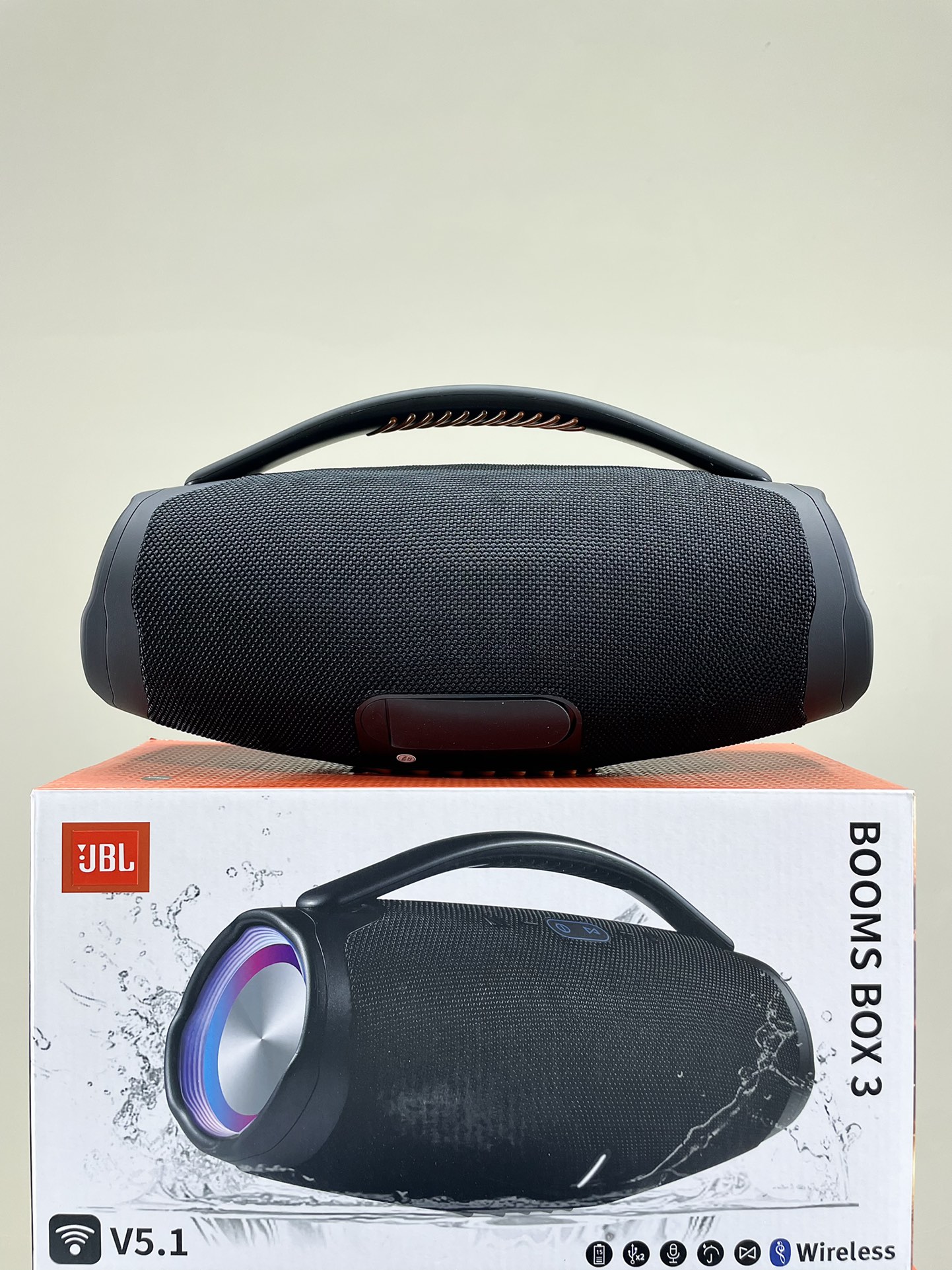 JBL Boombox 3 Party Bluetooth Speaker Black