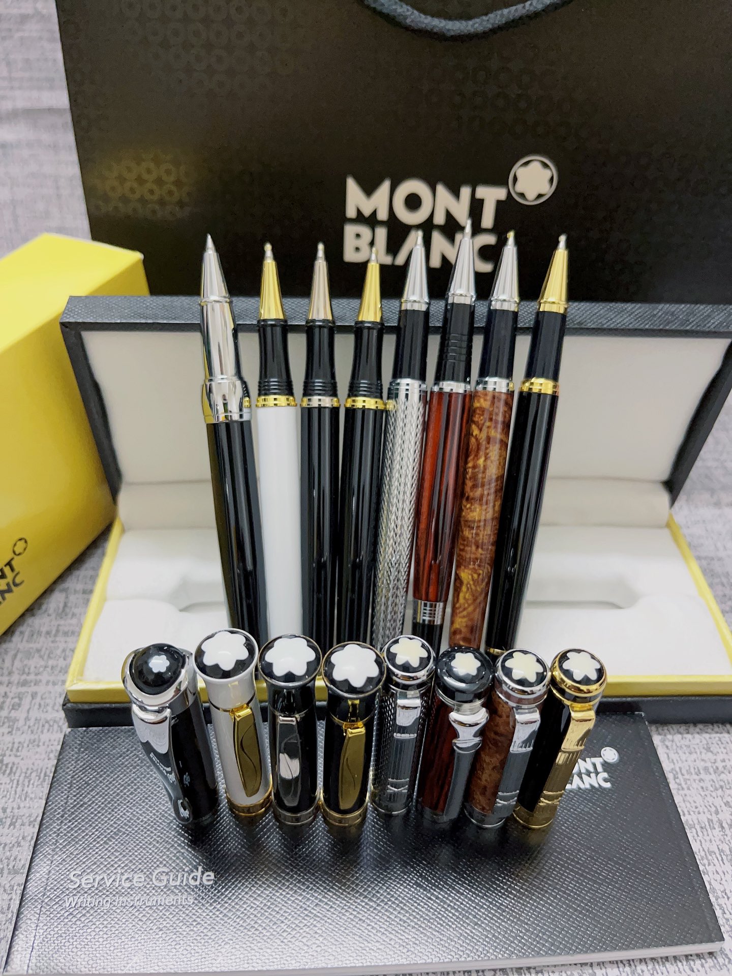 Montblanc Luxury Rollerball Pen Set Multicolor