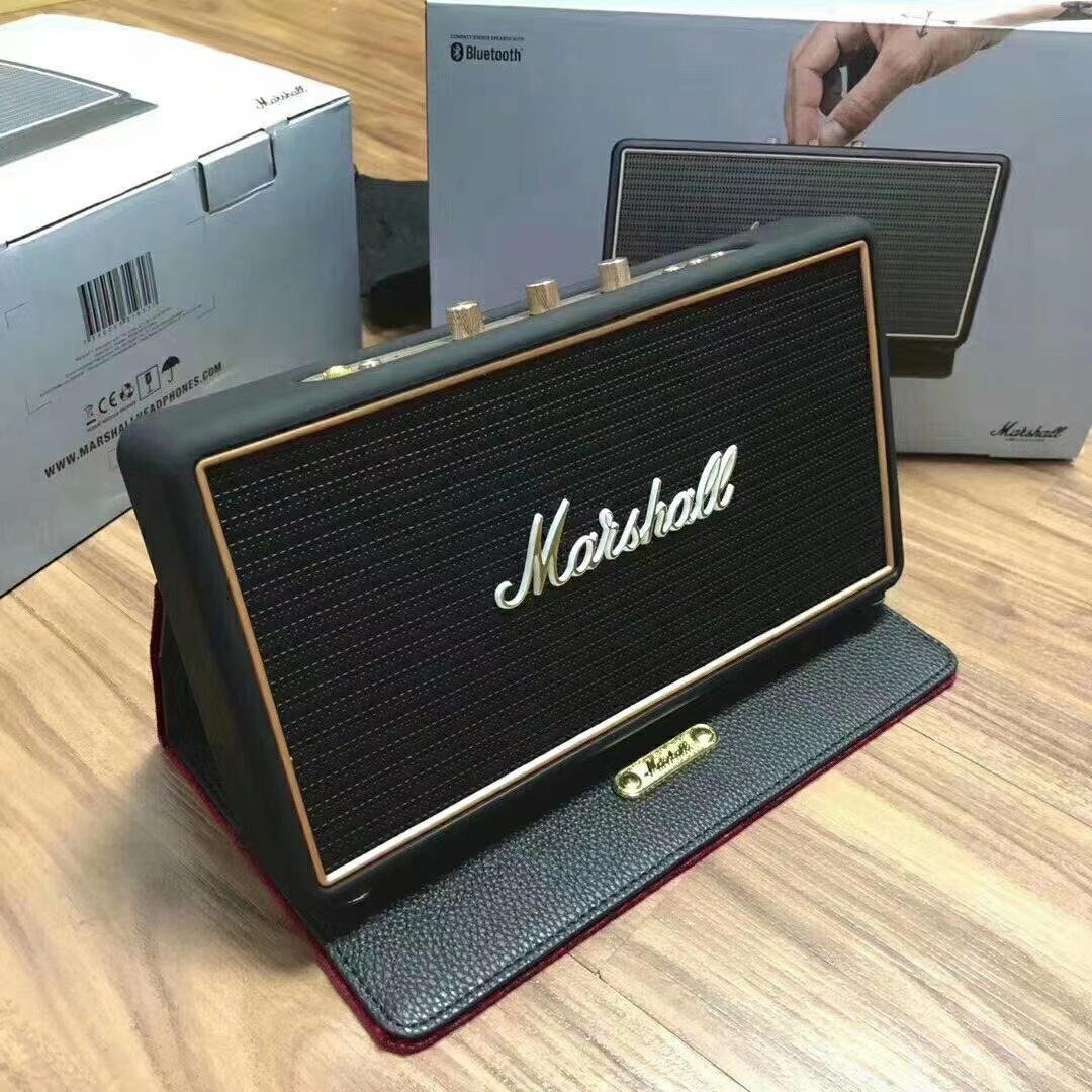 Marshall Stockwell Portable Bluetooth Speaker Black