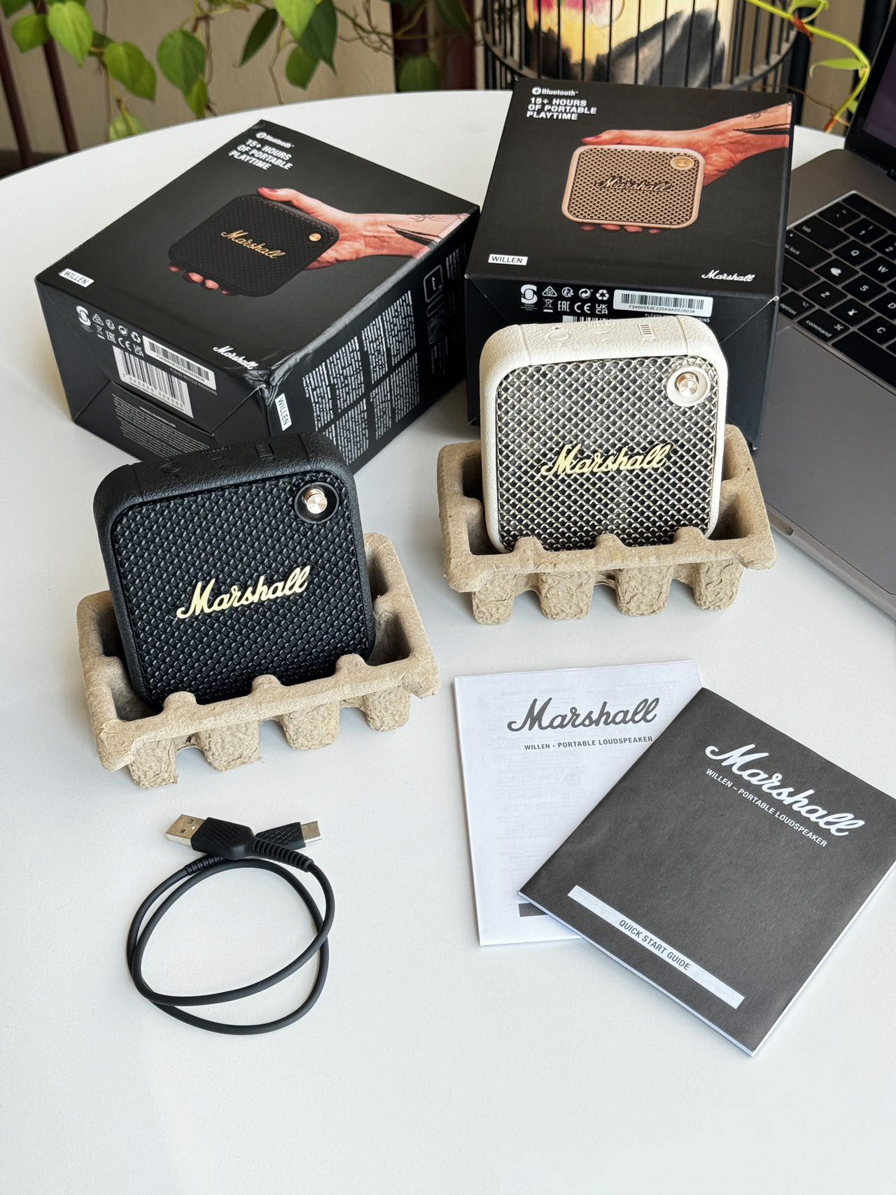 Marshall Willen Portable Bluetooth Speaker Multi-Color