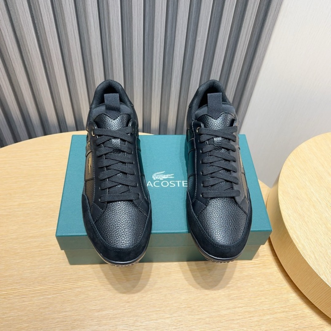 Lacoste Classic Leather Casual Sneakers Black
