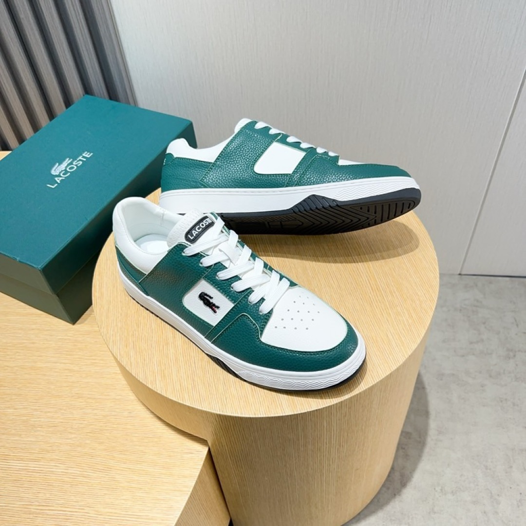 Lacoste Classic Leather Casual Sneakers Green/White