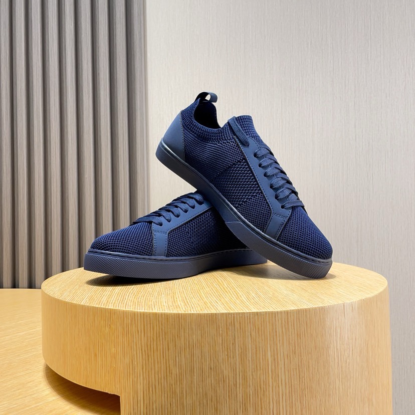 Lacoste Knit Casual Sneakers Navy