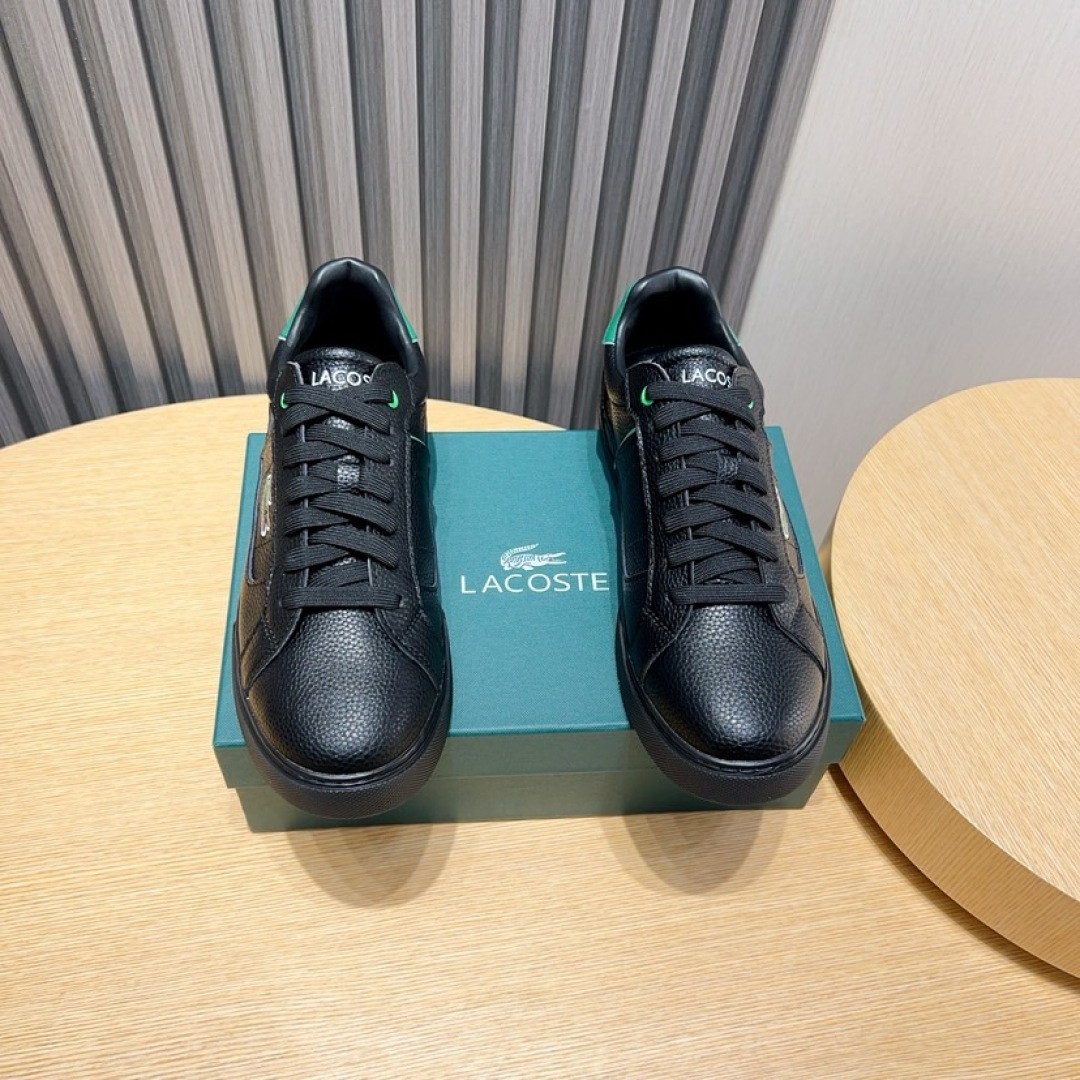 Lacoste Classic Leather Sneaker Black/Green