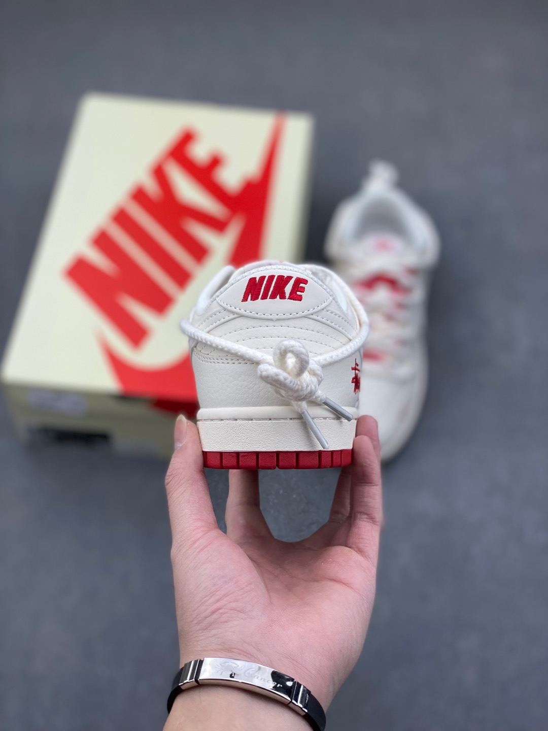 Nike SB Dunk Stussy White Red
