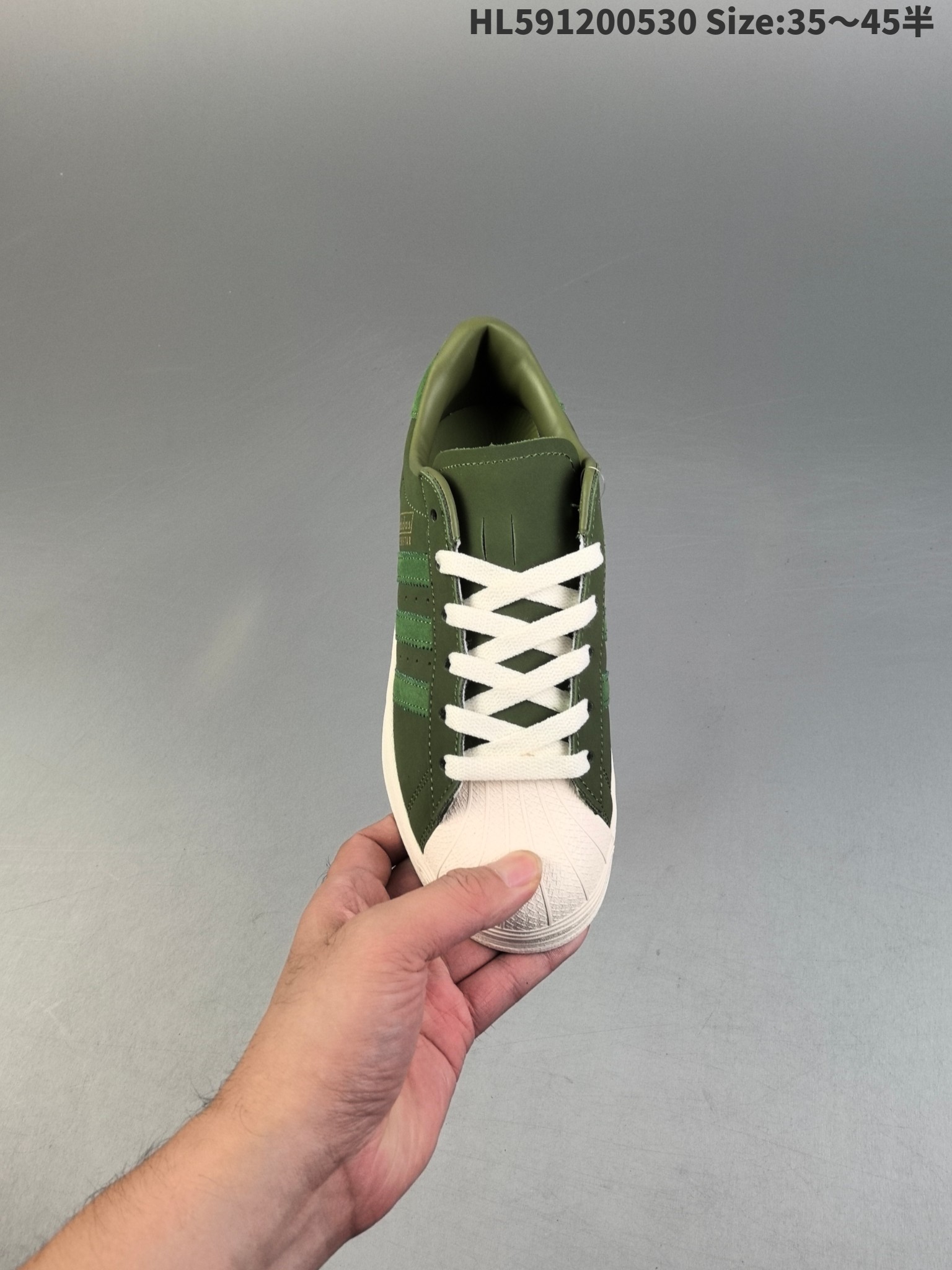 Adidas Superstar Shell Toe Green Shoes