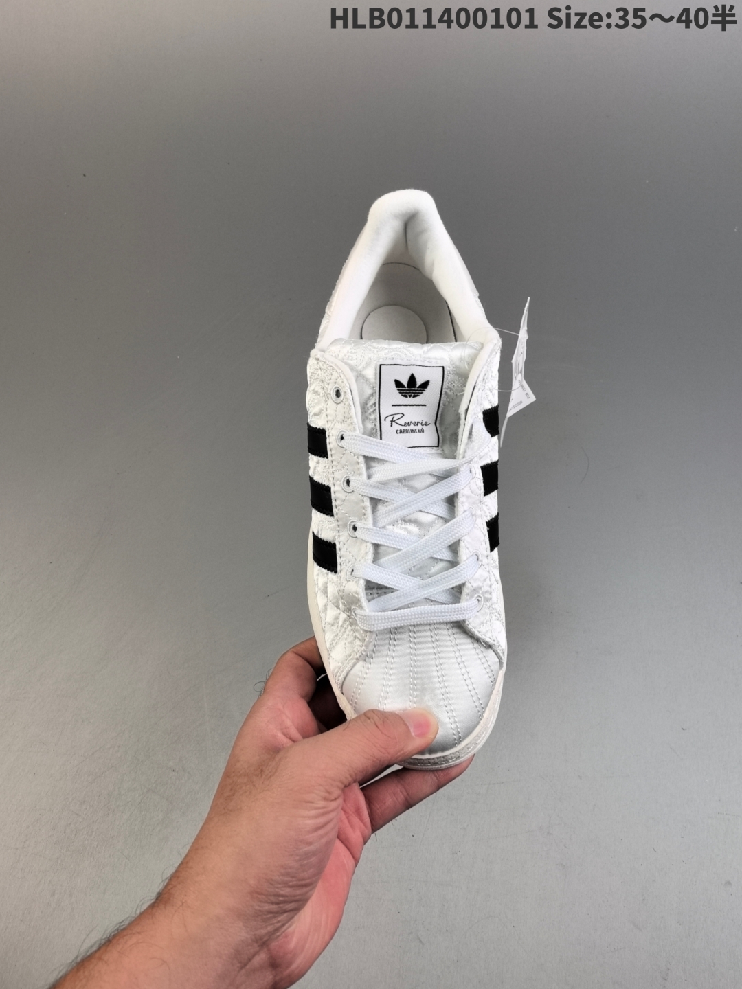 Adidas x Caroline Hu Superstar W Bow Sneakers White/Black