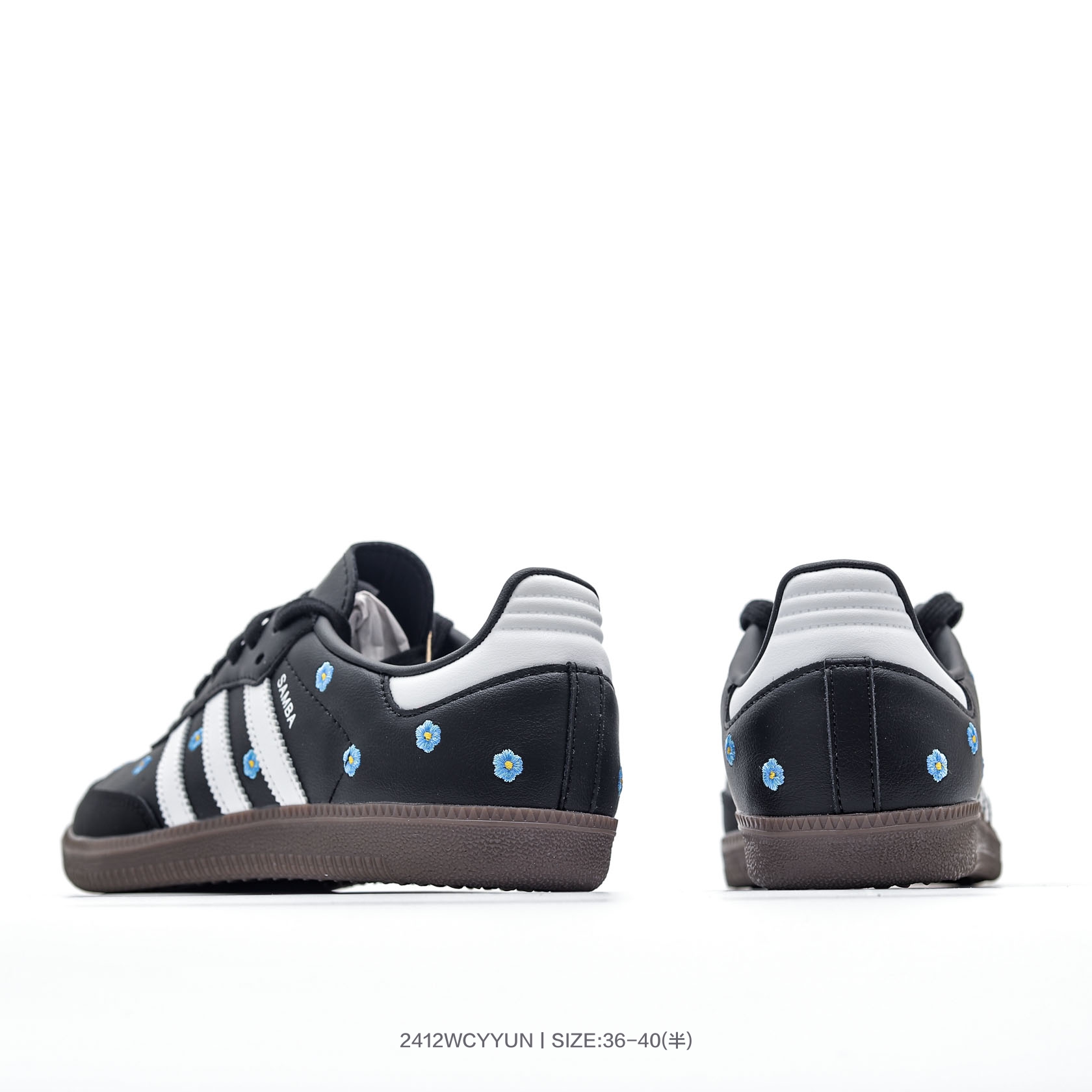 Adidas Originals Samba OG Floral Sneakers Black
