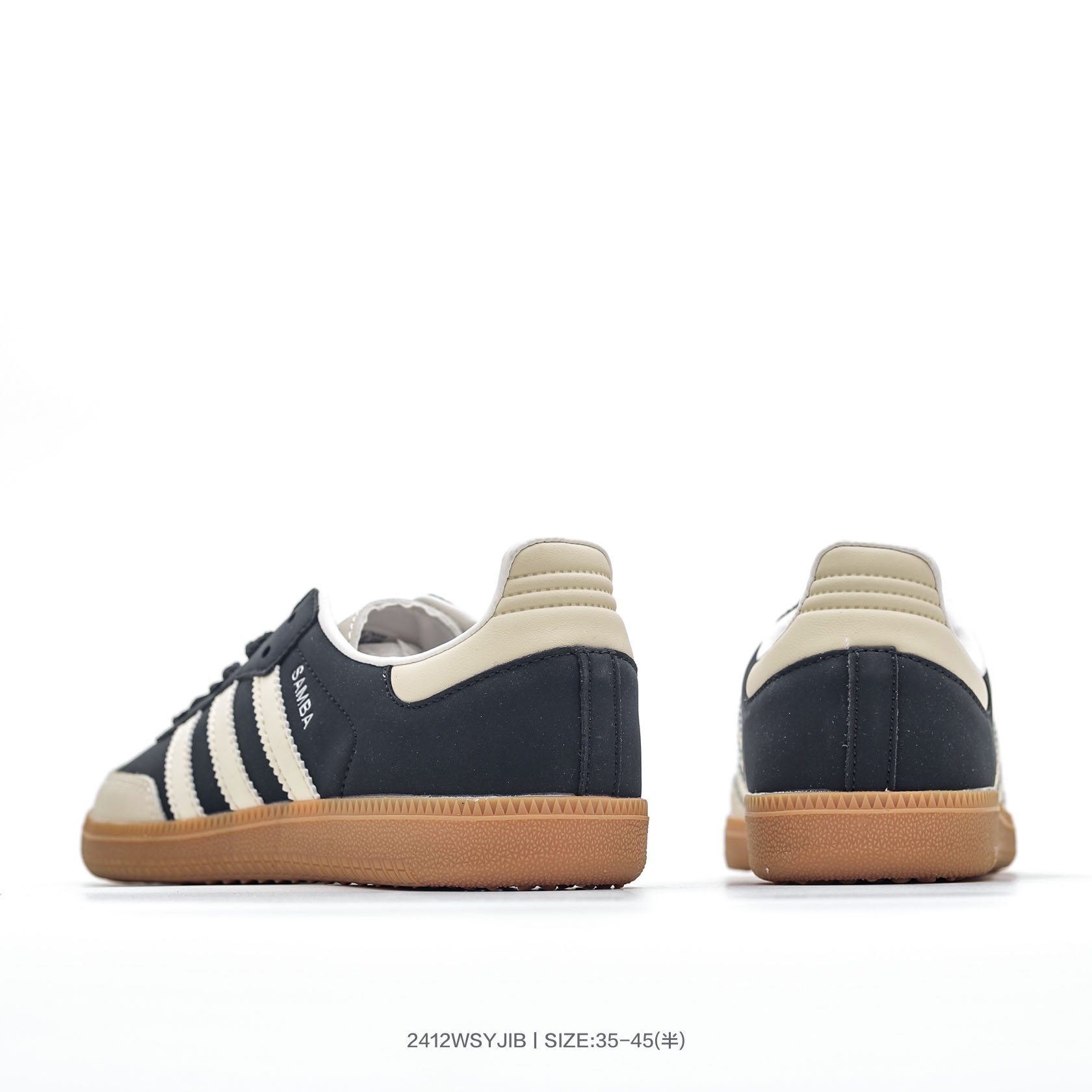 Adidas Originals Samba OG Gum Sole Sneakers Black/White