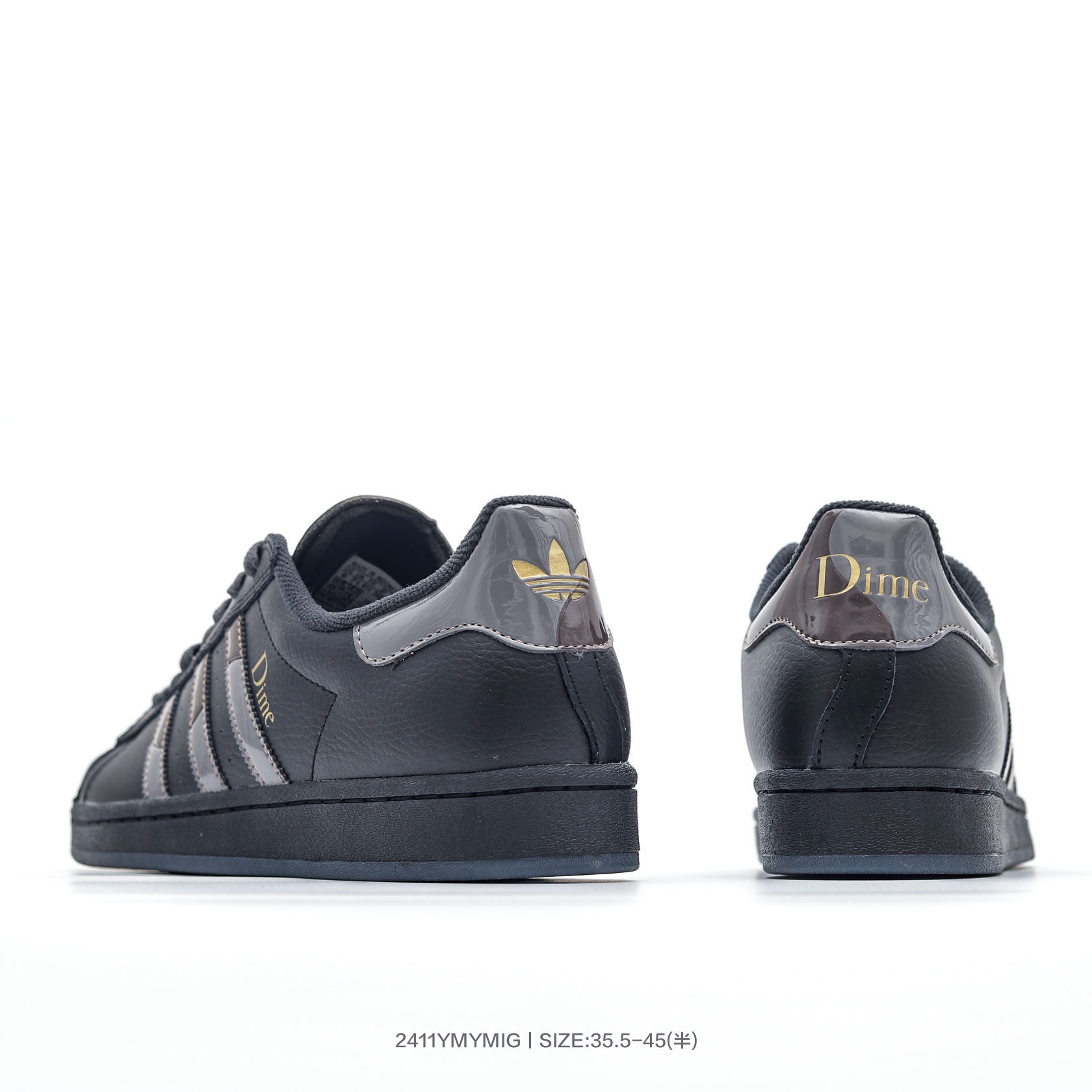 Adidas Dime Superstar ADV Skate Shoes Black