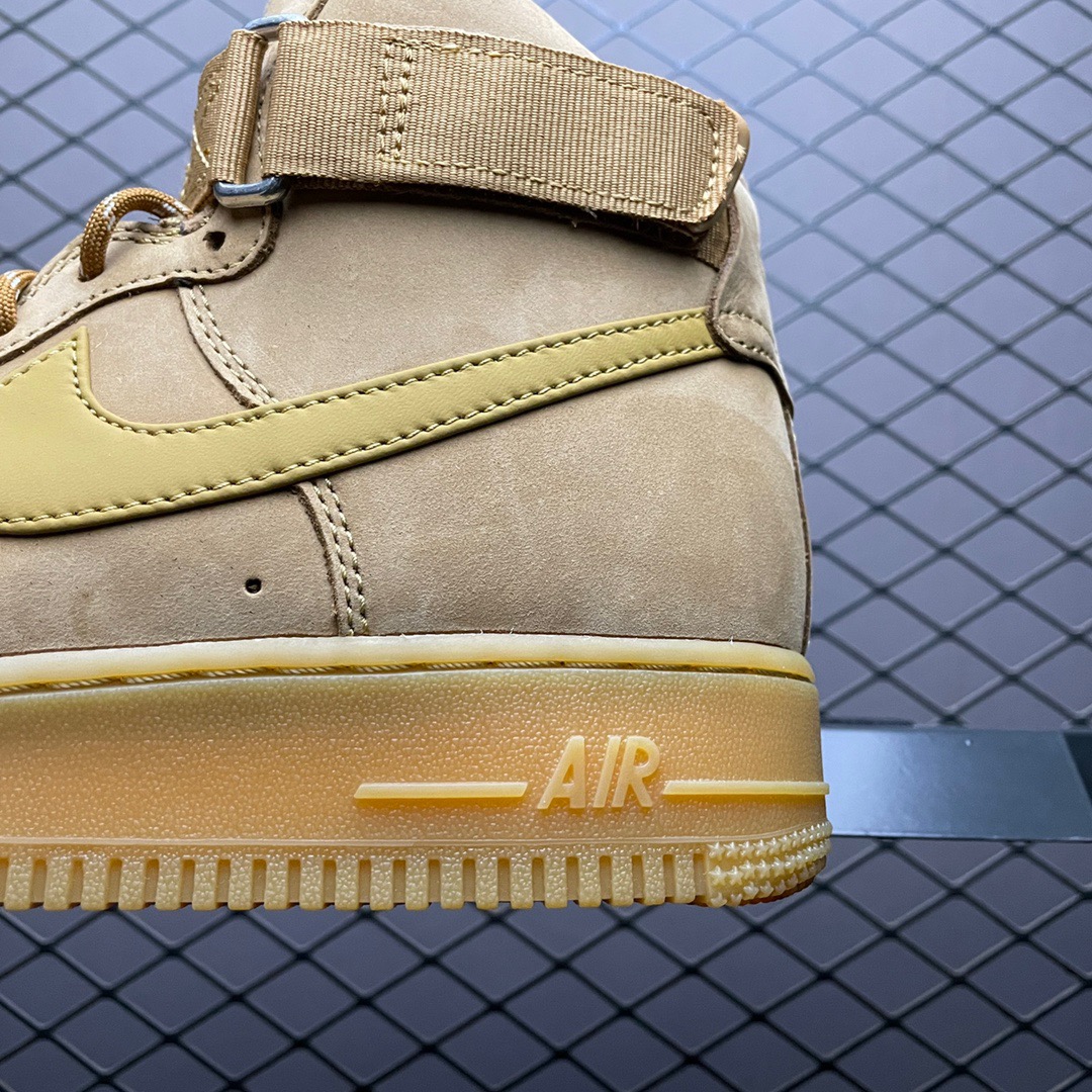 Nike Air Force 1 High Wheat Suede Tan