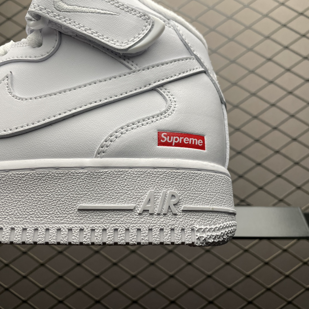 Nike Air Force 1 Mid x Supreme White
