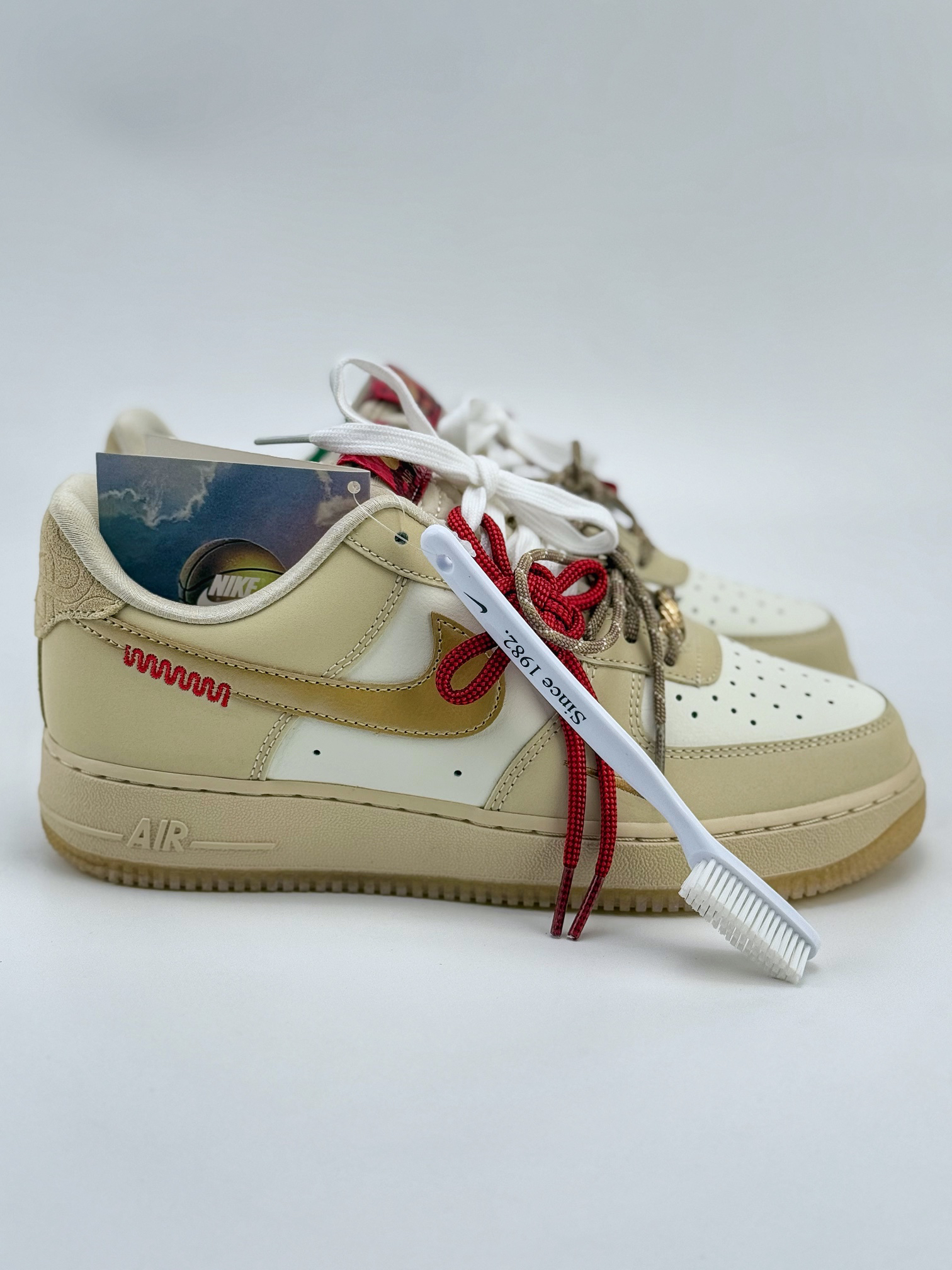 Nike Air Force 1 Low 07 CNY Snake Year Tan