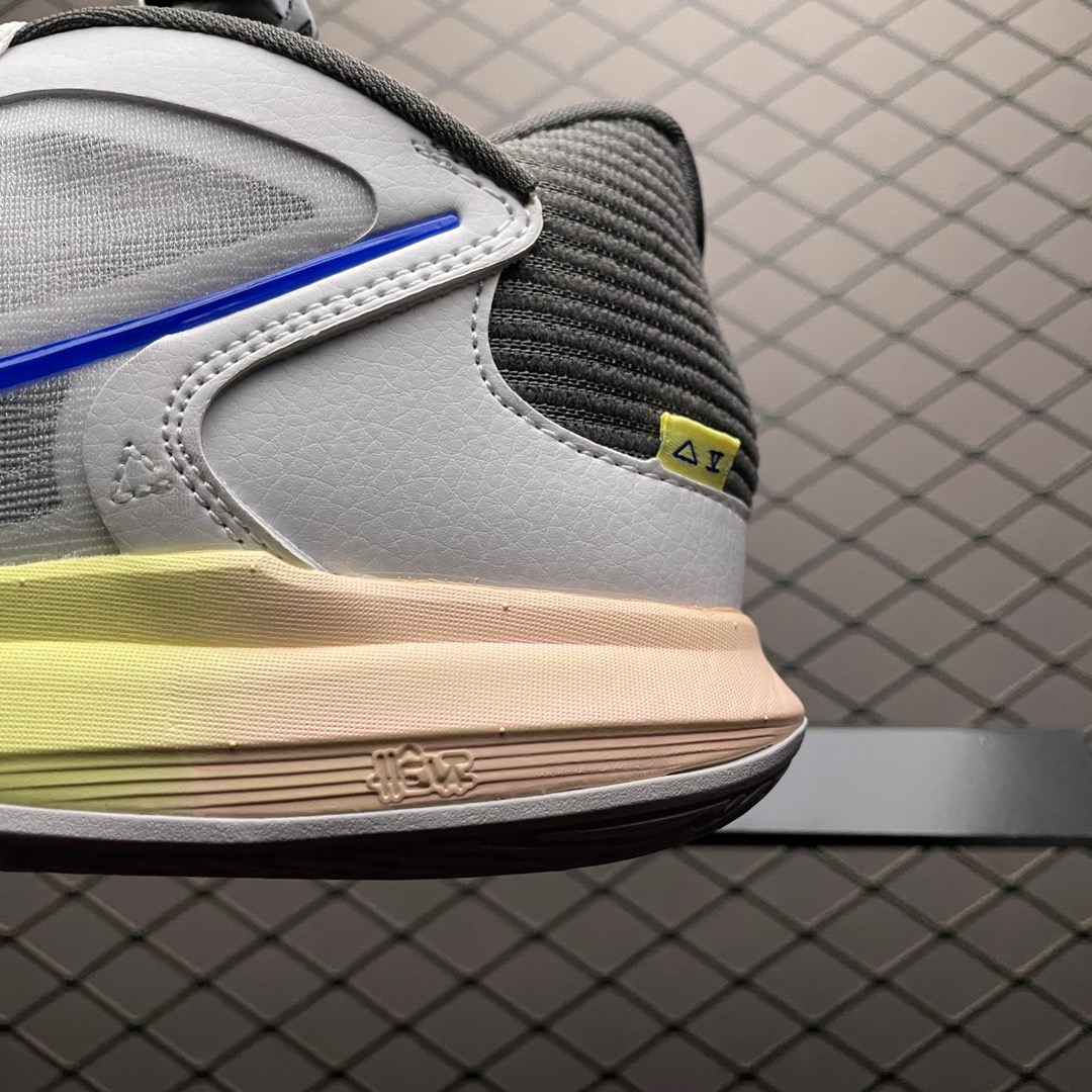 Nike Kyrie Low 5 EP Basketball Shoes White/Blue/Yellow