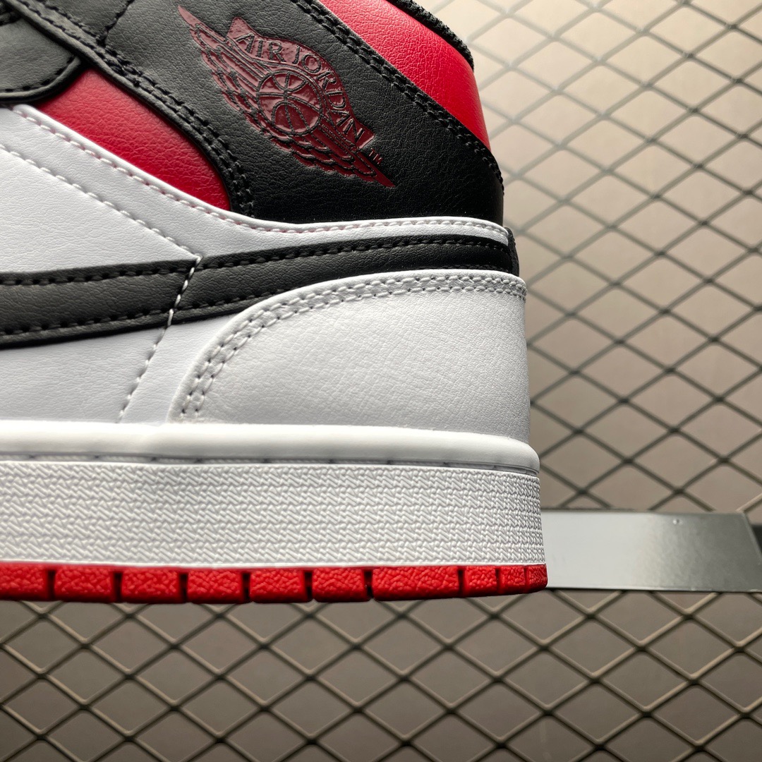 Jordan Air Jordan 1 Mid DQ8426-106 Sneakers Black/White/Red