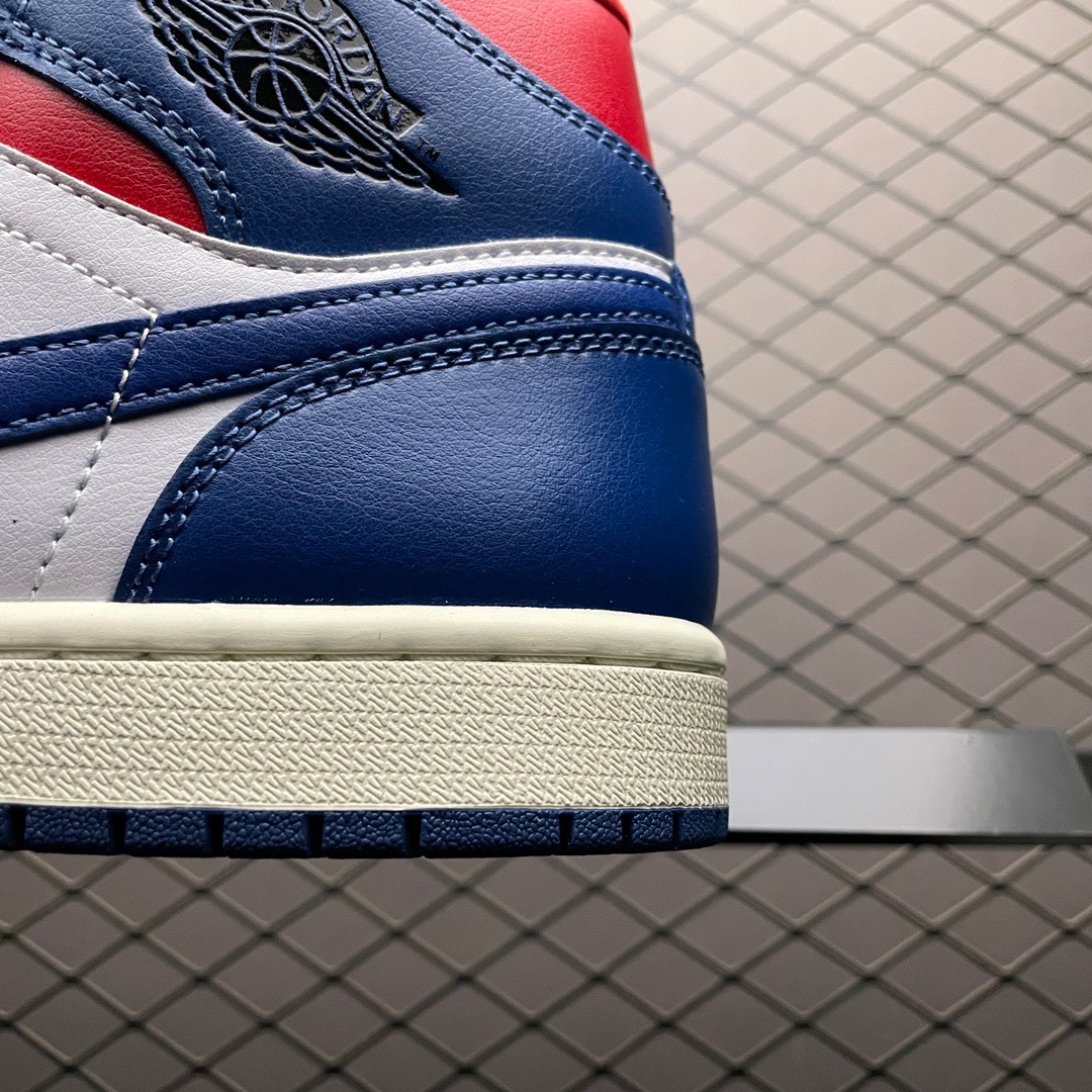 Jordan Air Jordan 1 Mid Blue White Red