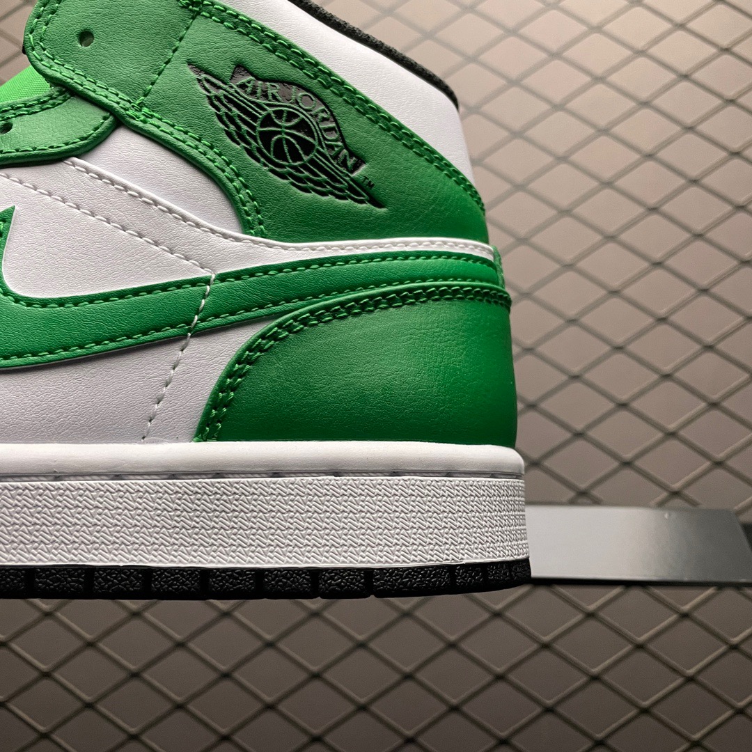 Jordan 1 Mid Green/White