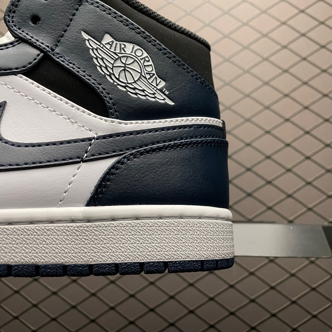 Jordan Air Jordan 1 Mid Dark Team Navy/White